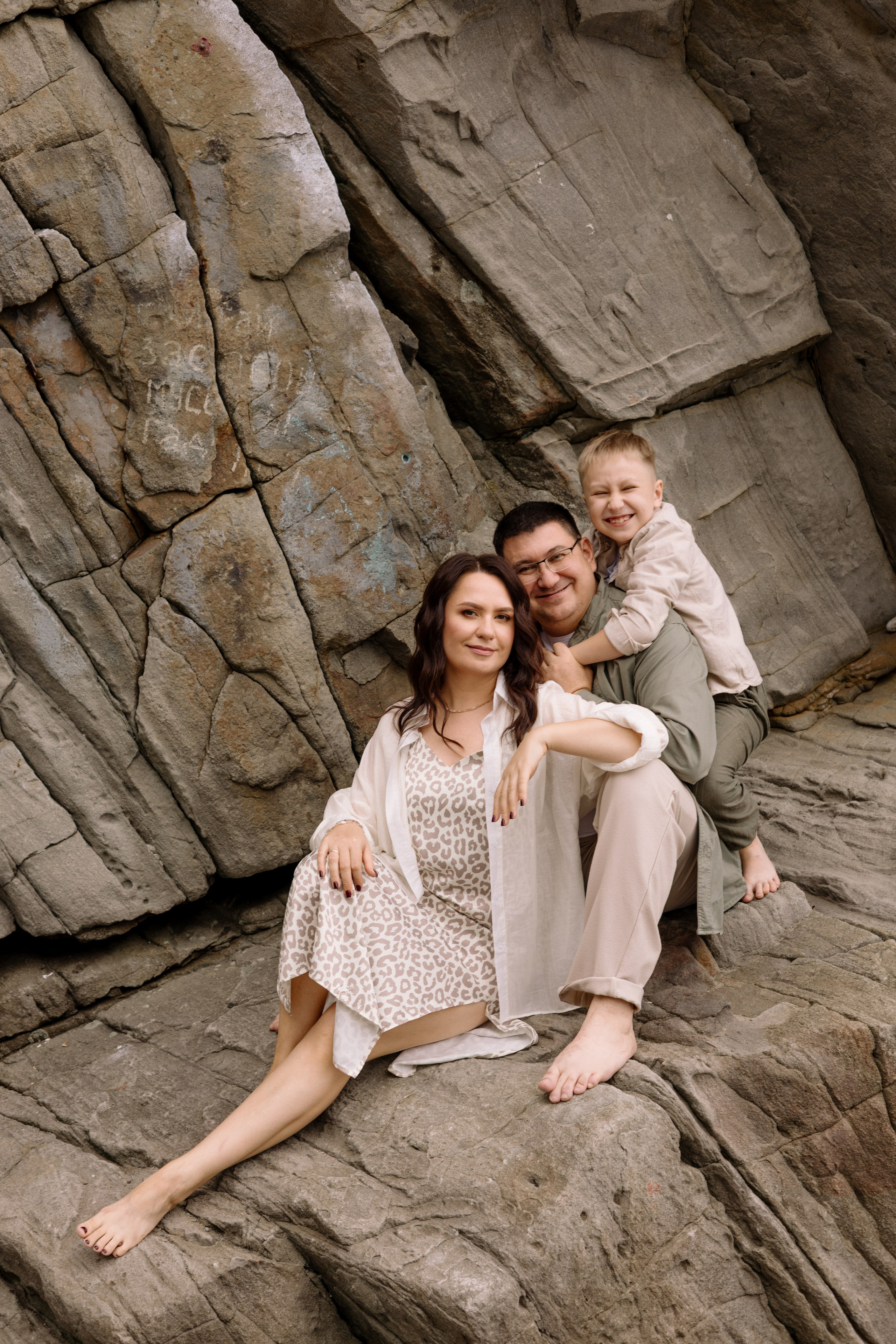 Артем с&nbsp;родителями у&nbsp;моря