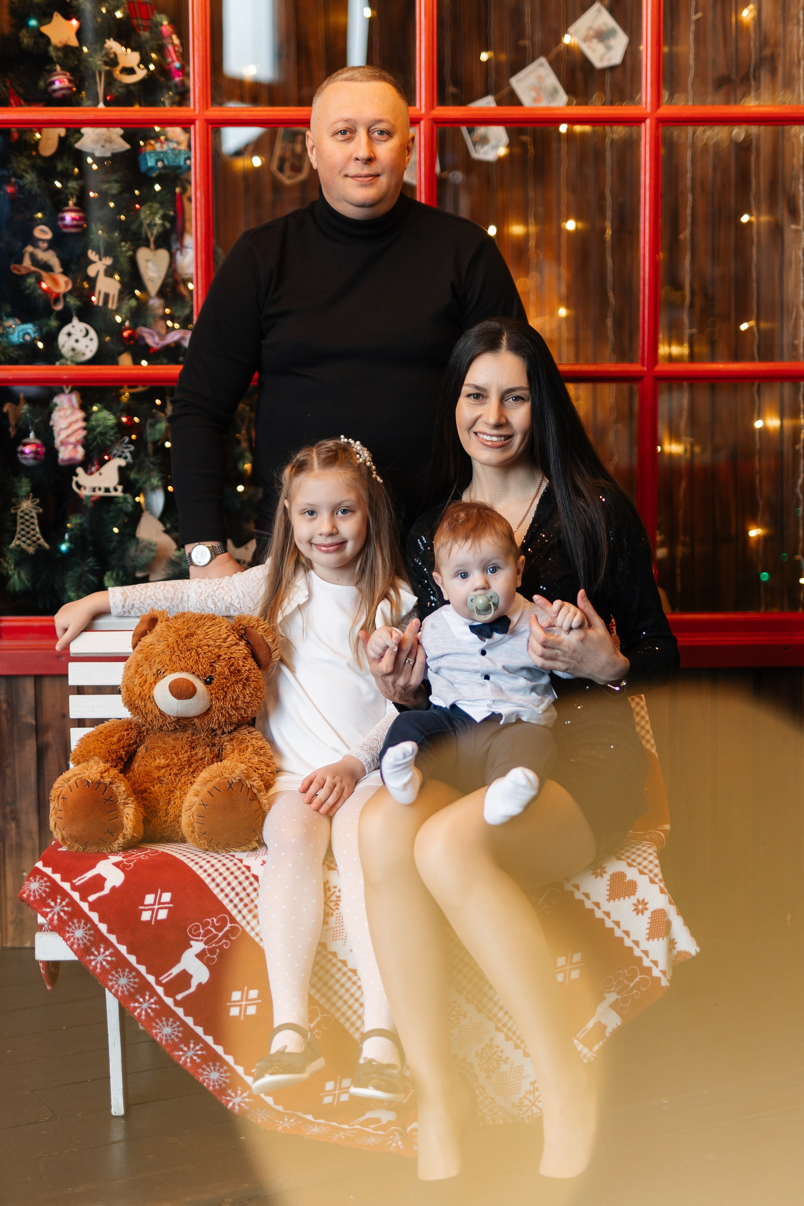 Семейная новогодняя фотосессия
