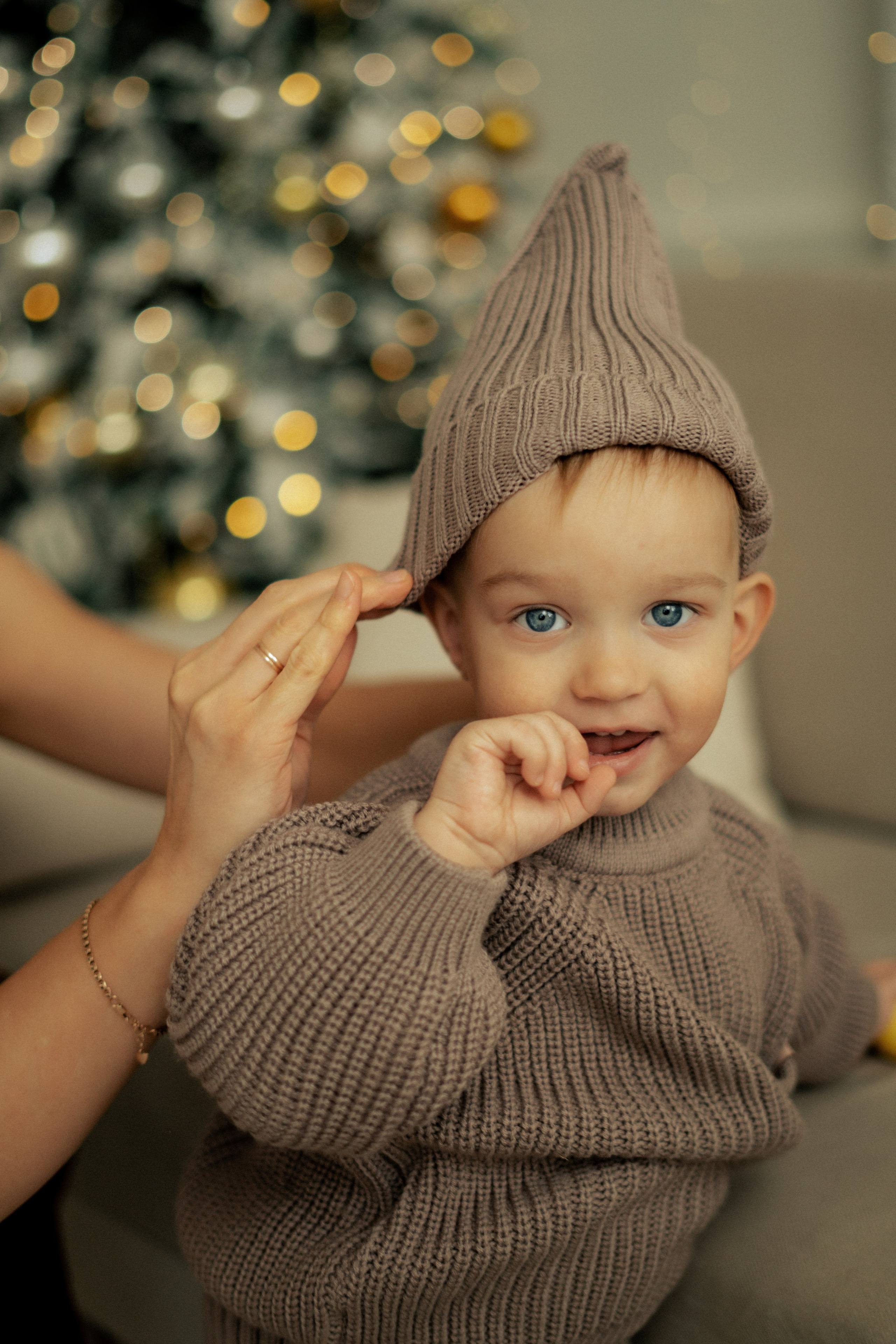 Студийная Новогодняя семейная съемка