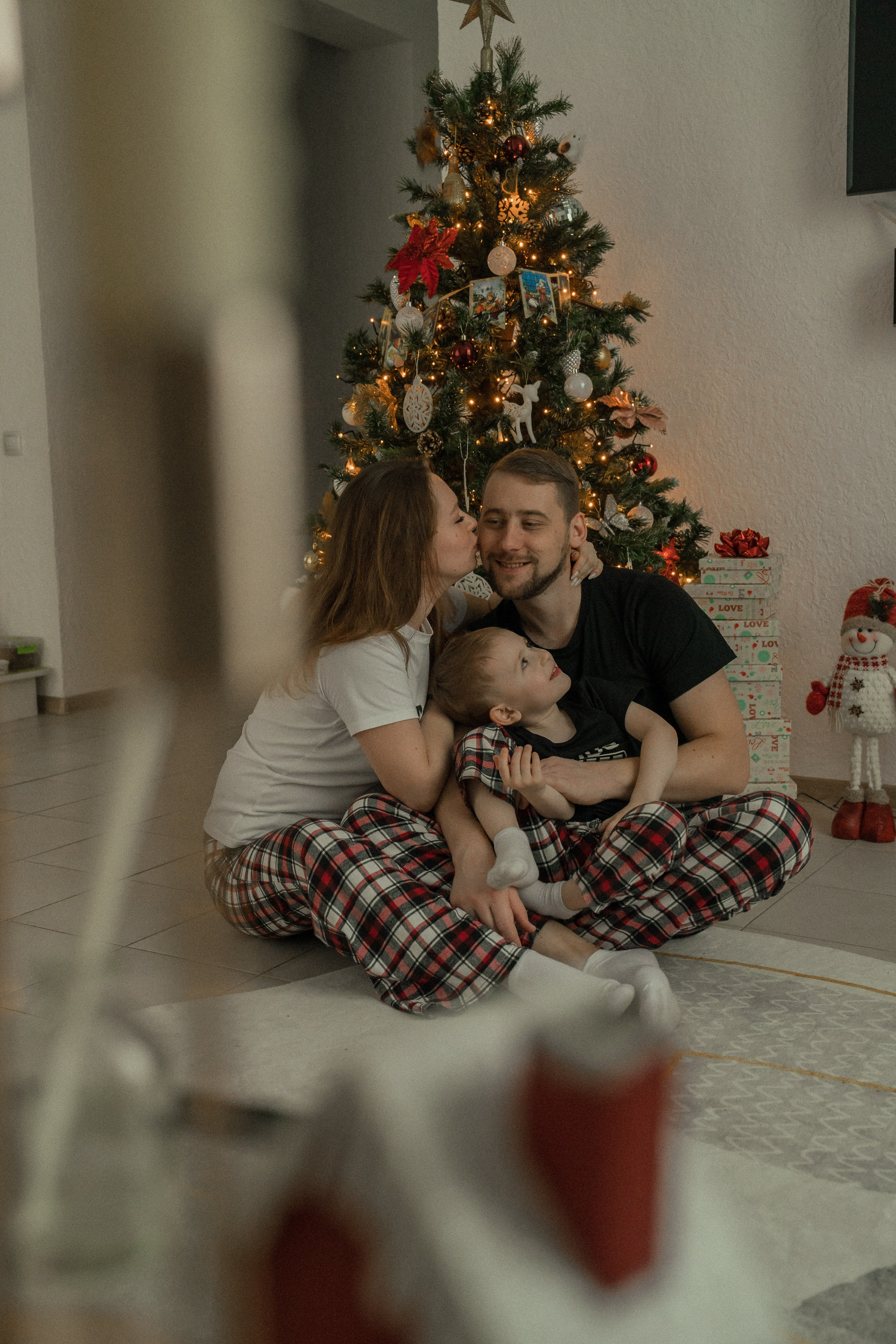 Домашняя фотосессия в пижамах