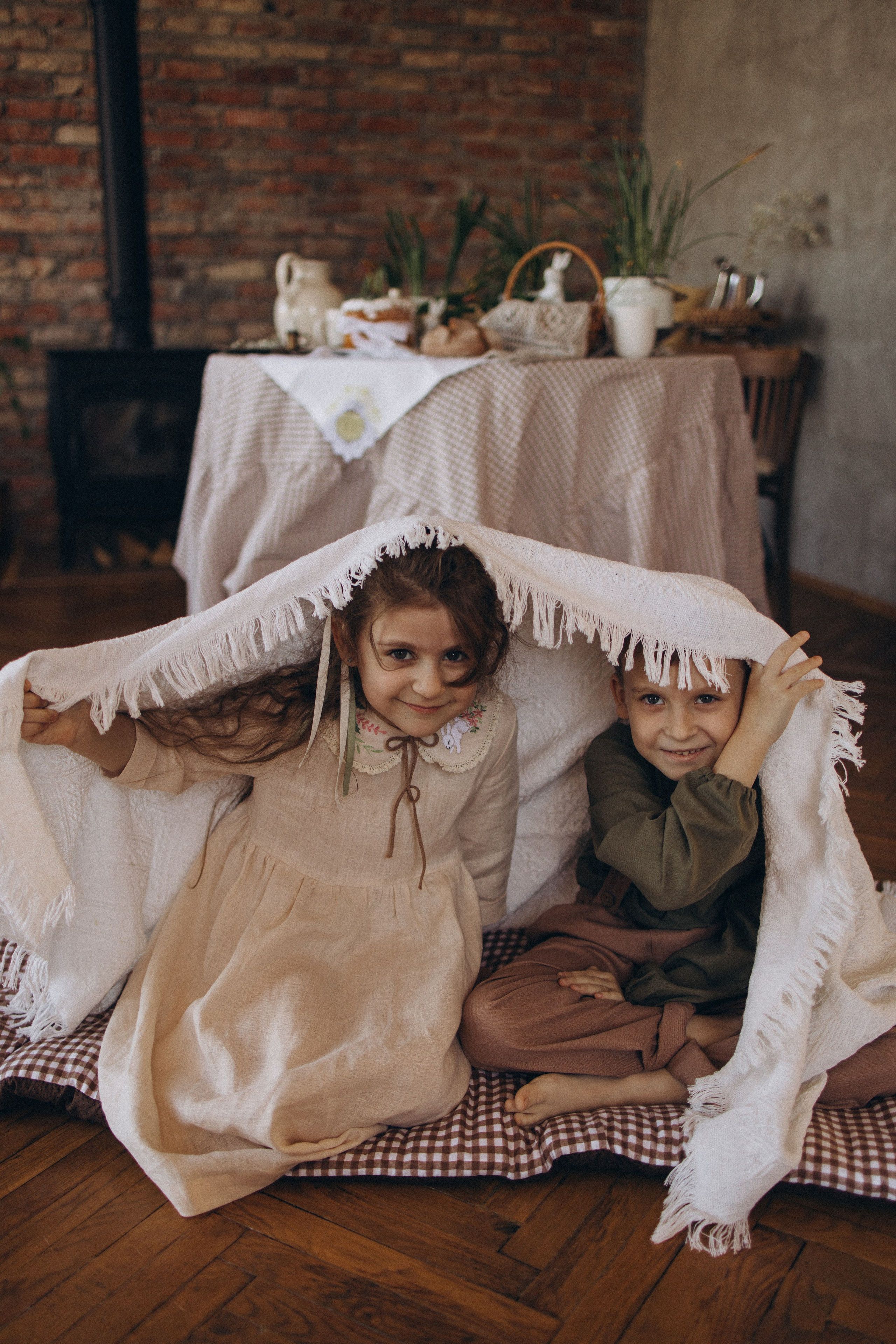 Семейная съемка в фотокоттедже. Семейный фотограф в Чехове