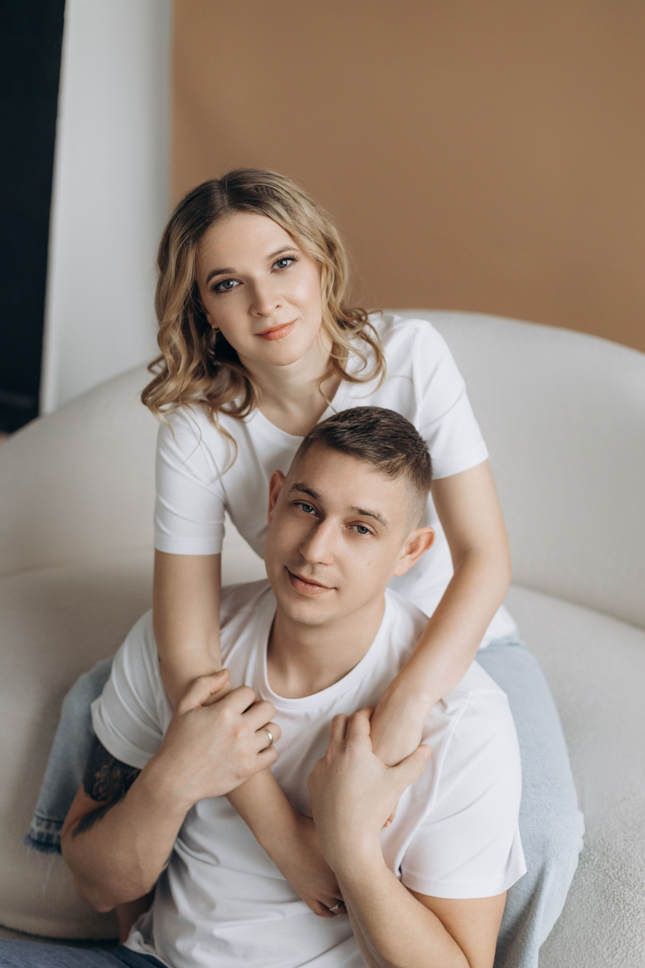 Фотоистория для двоих в студии. Семейный фотограф в Чехове