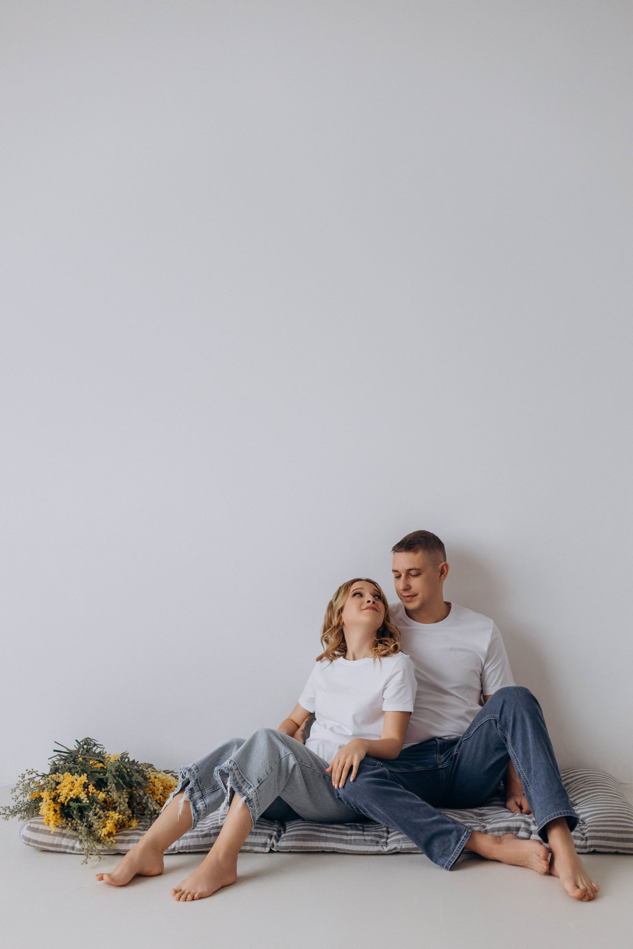 Фотоистория для двоих в студии. Семейный фотограф в Чехове