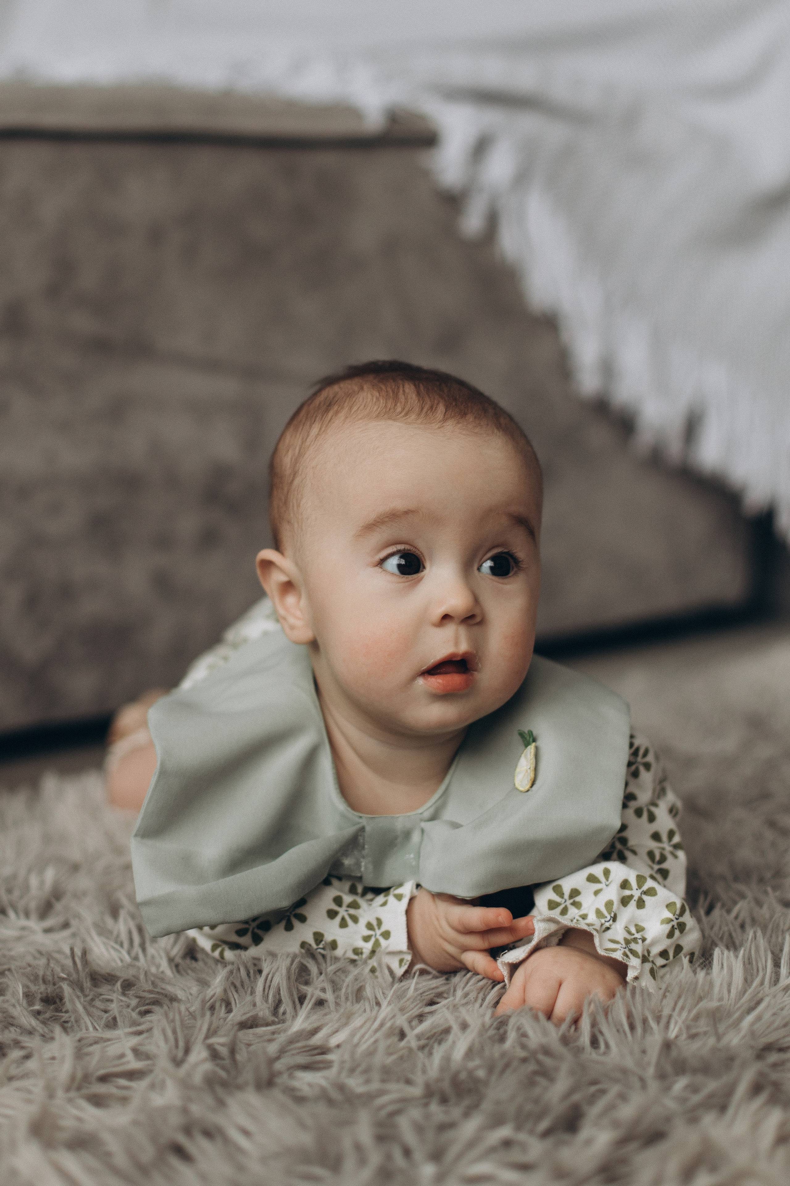 Семейная съемка с малышом в студии. Семейный фотограф в Чехове