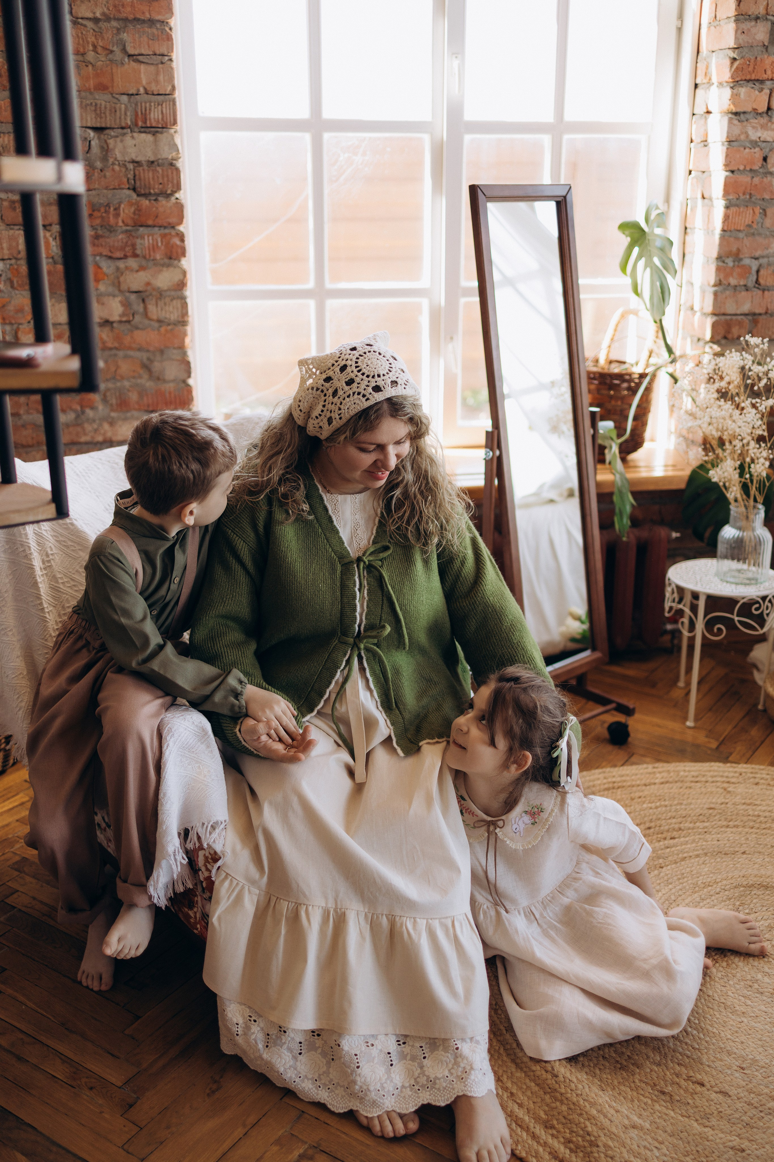 Семейная съемка в фотокоттедже. Семейный фотограф в Чехове