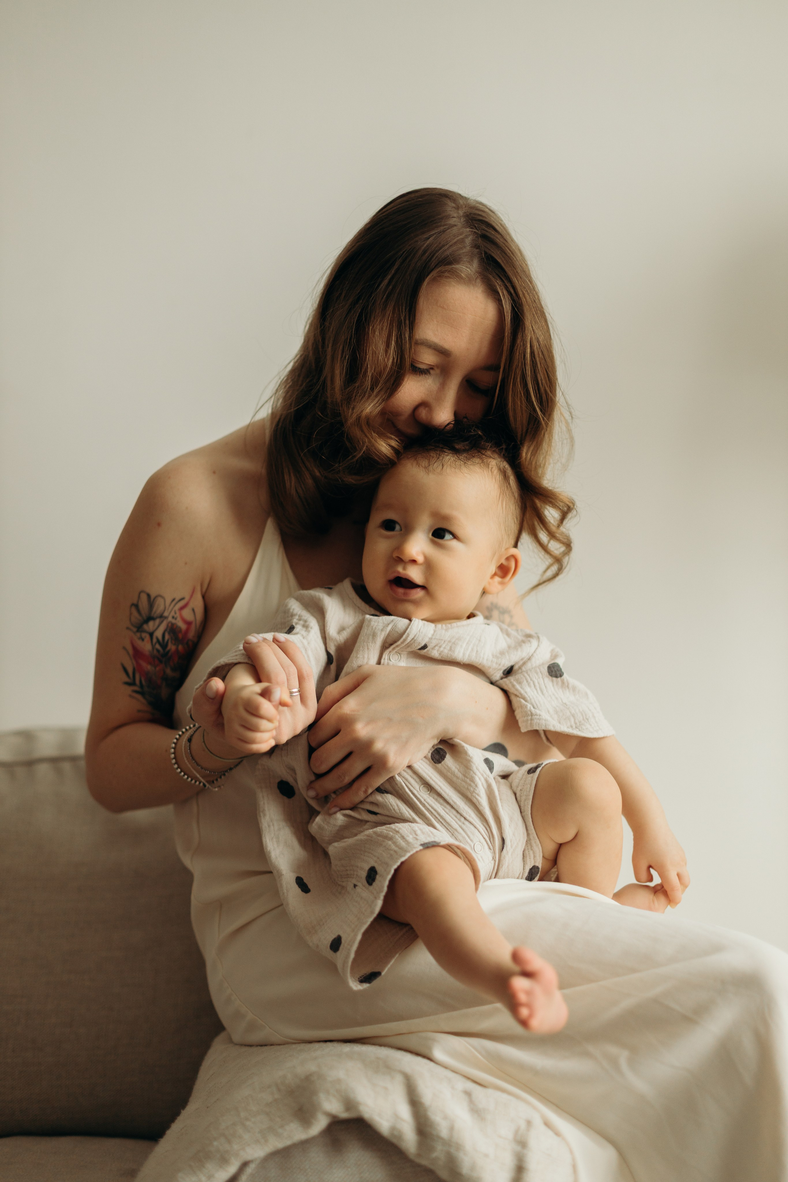 Семейная съемка в домашней обстановке. Семейный фотограф в Чехове