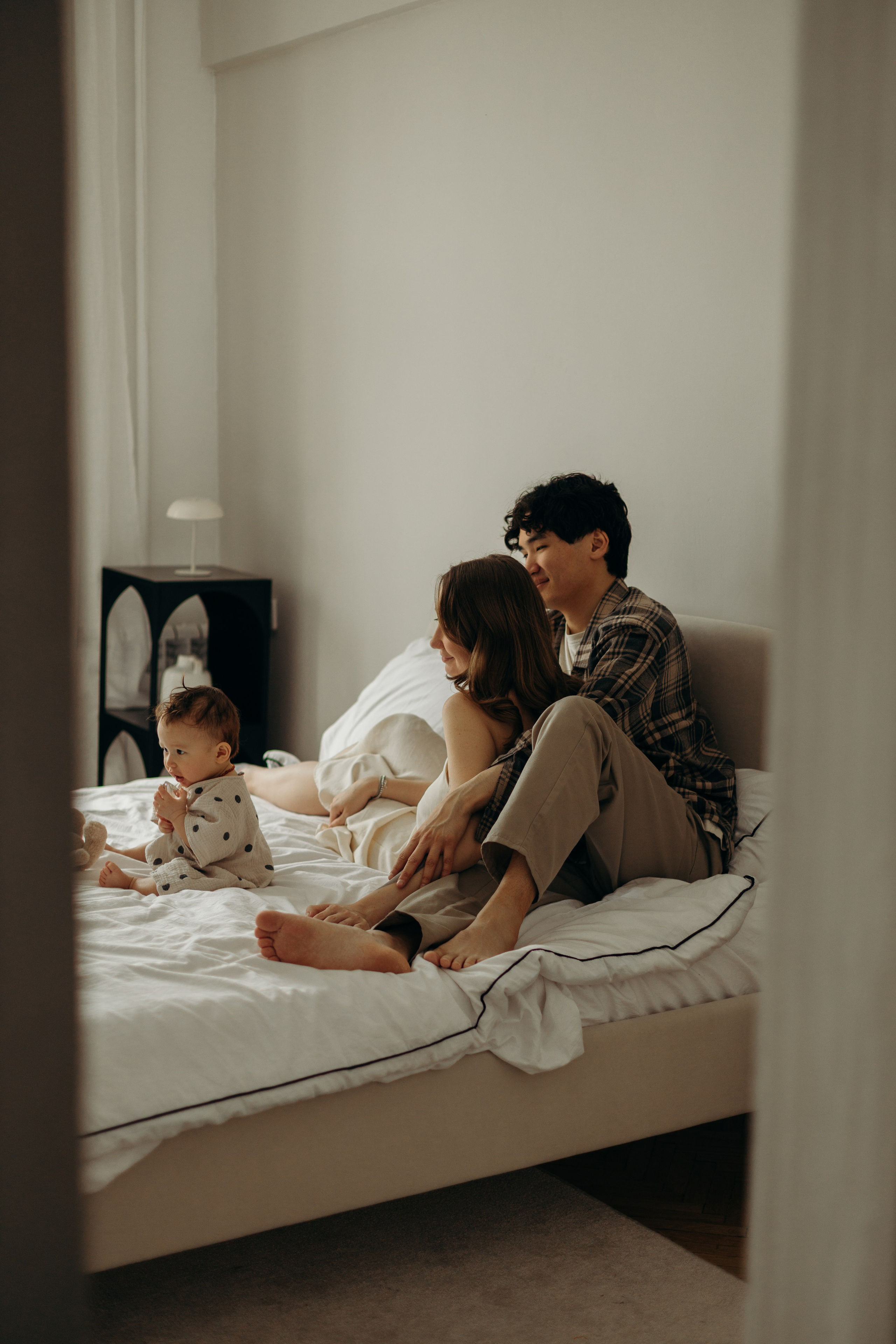 Семейная съемка в домашней обстановке. Семейный фотограф в Чехове