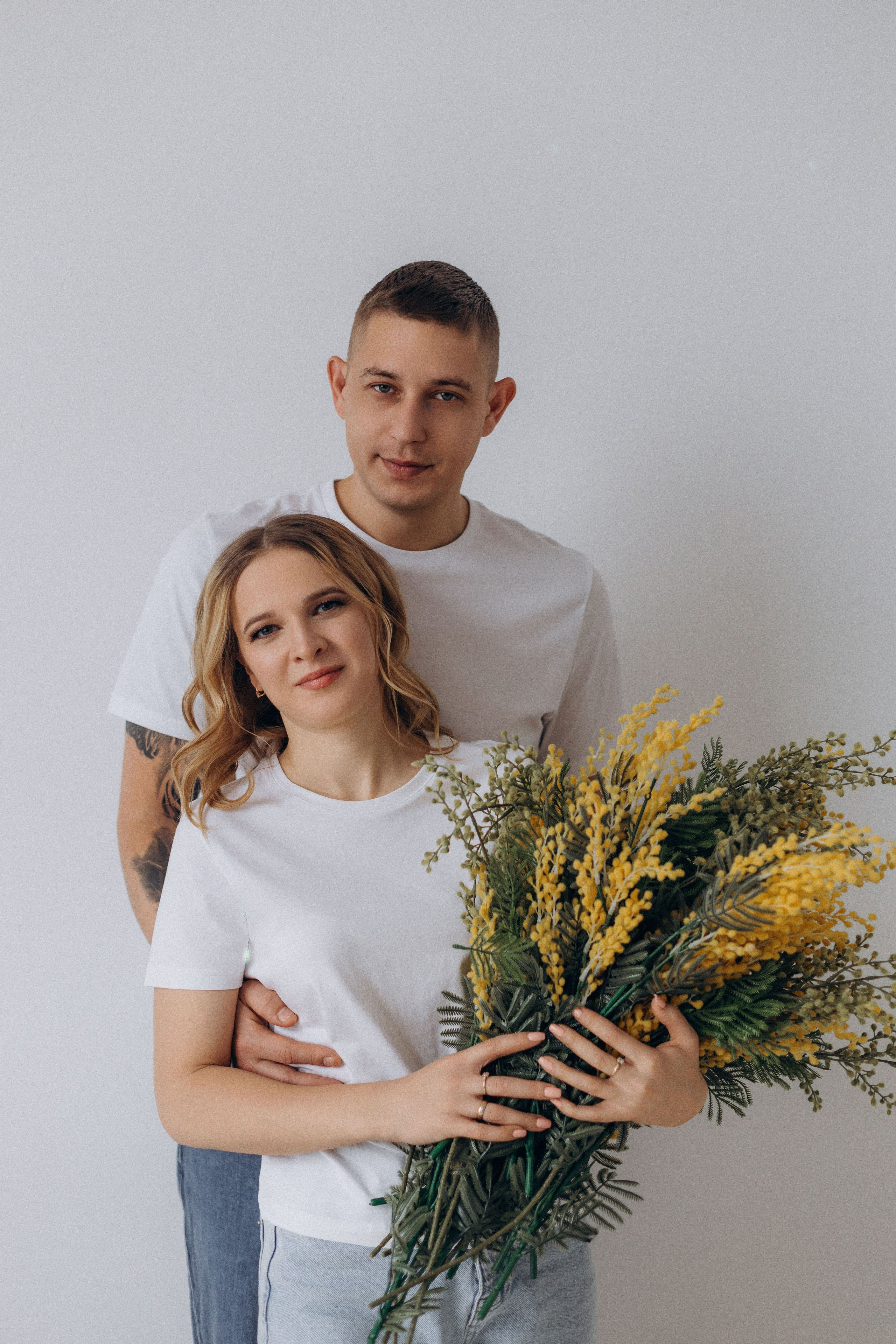 Фотоистория для двоих в студии. Семейный фотограф в Чехове