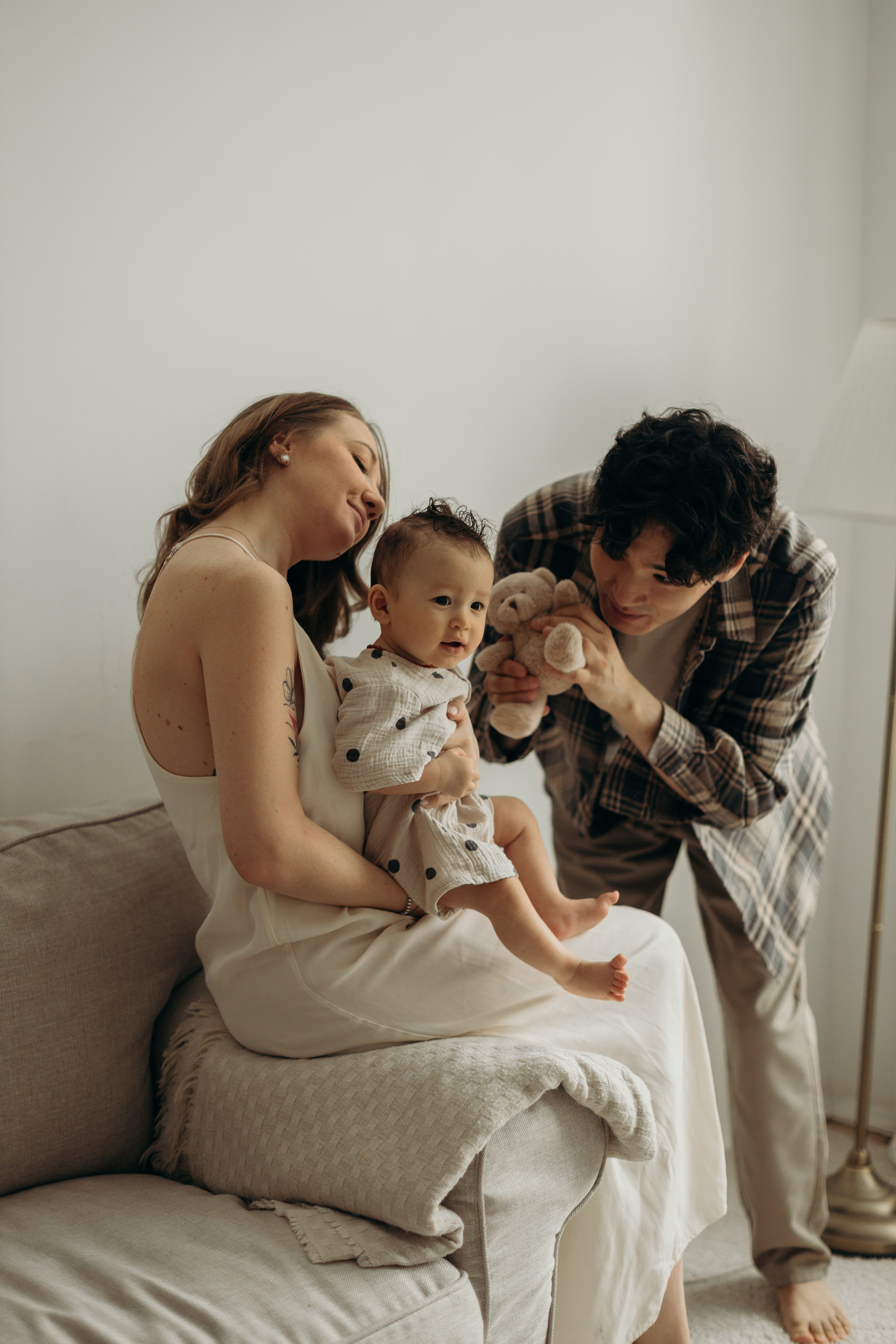 Семейная съемка в домашней обстановке. Семейный фотограф в Чехове