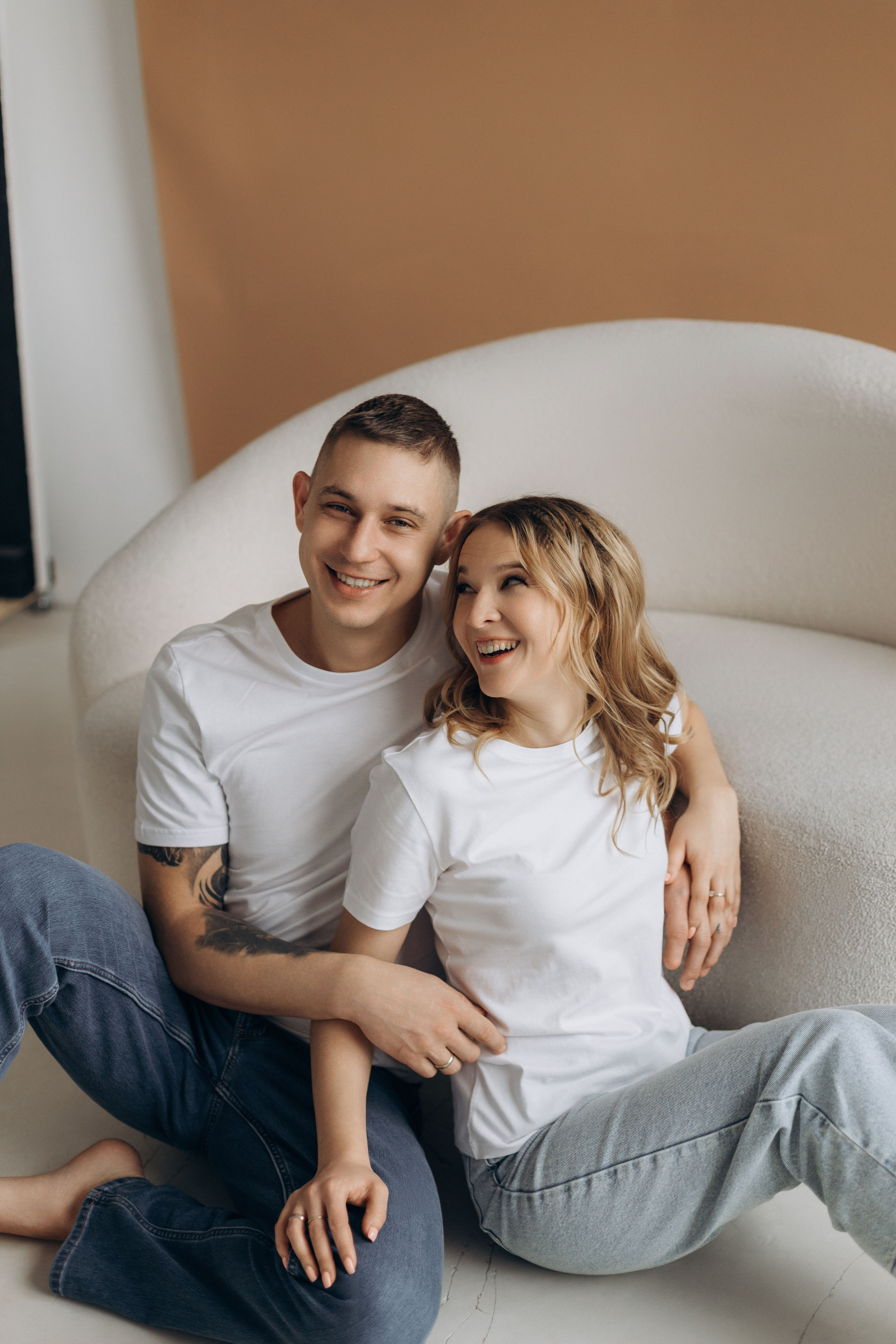 Фотоистория для двоих в студии. Семейный фотограф в Чехове