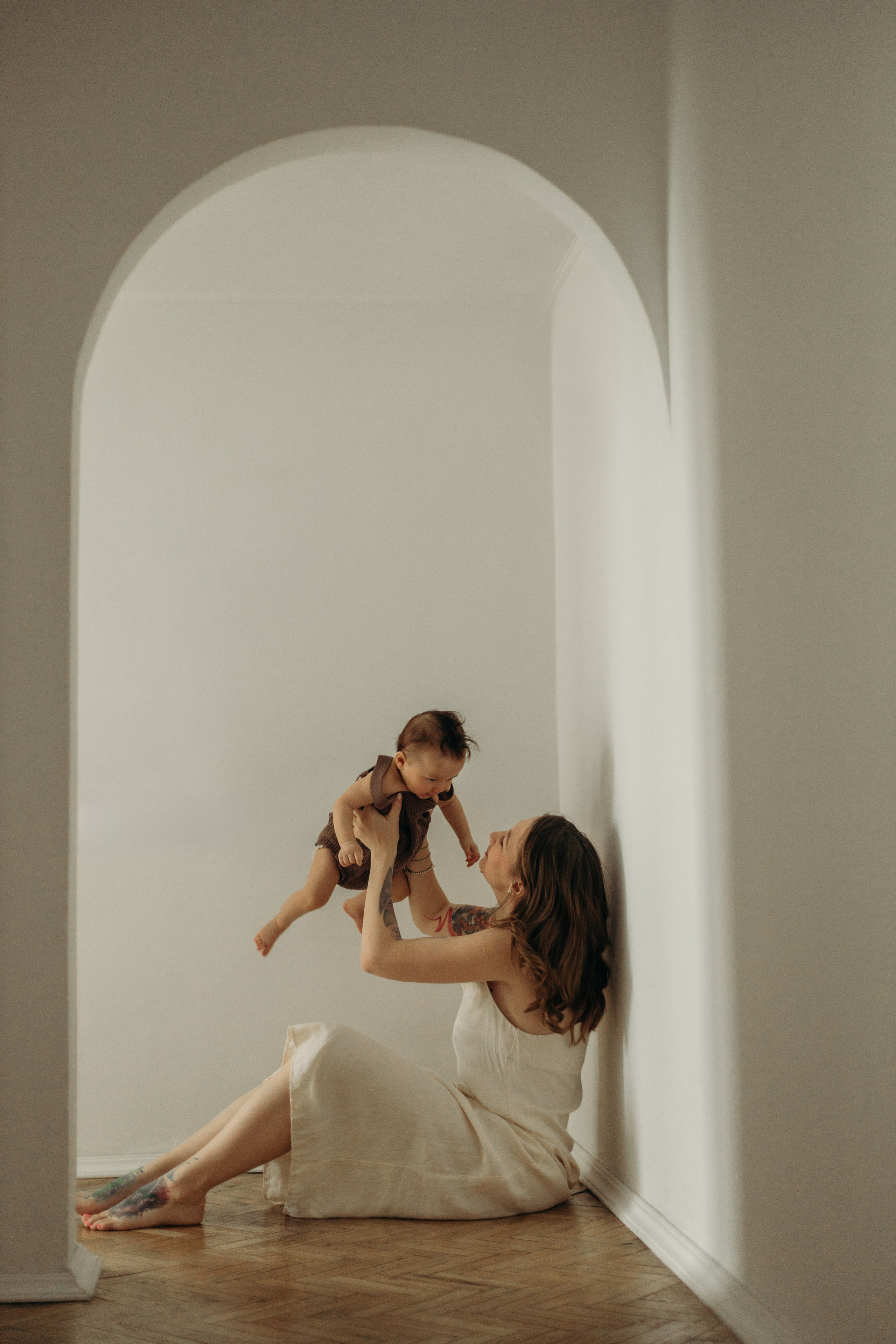 Семейная съемка в домашней обстановке. Семейный фотограф в Чехове