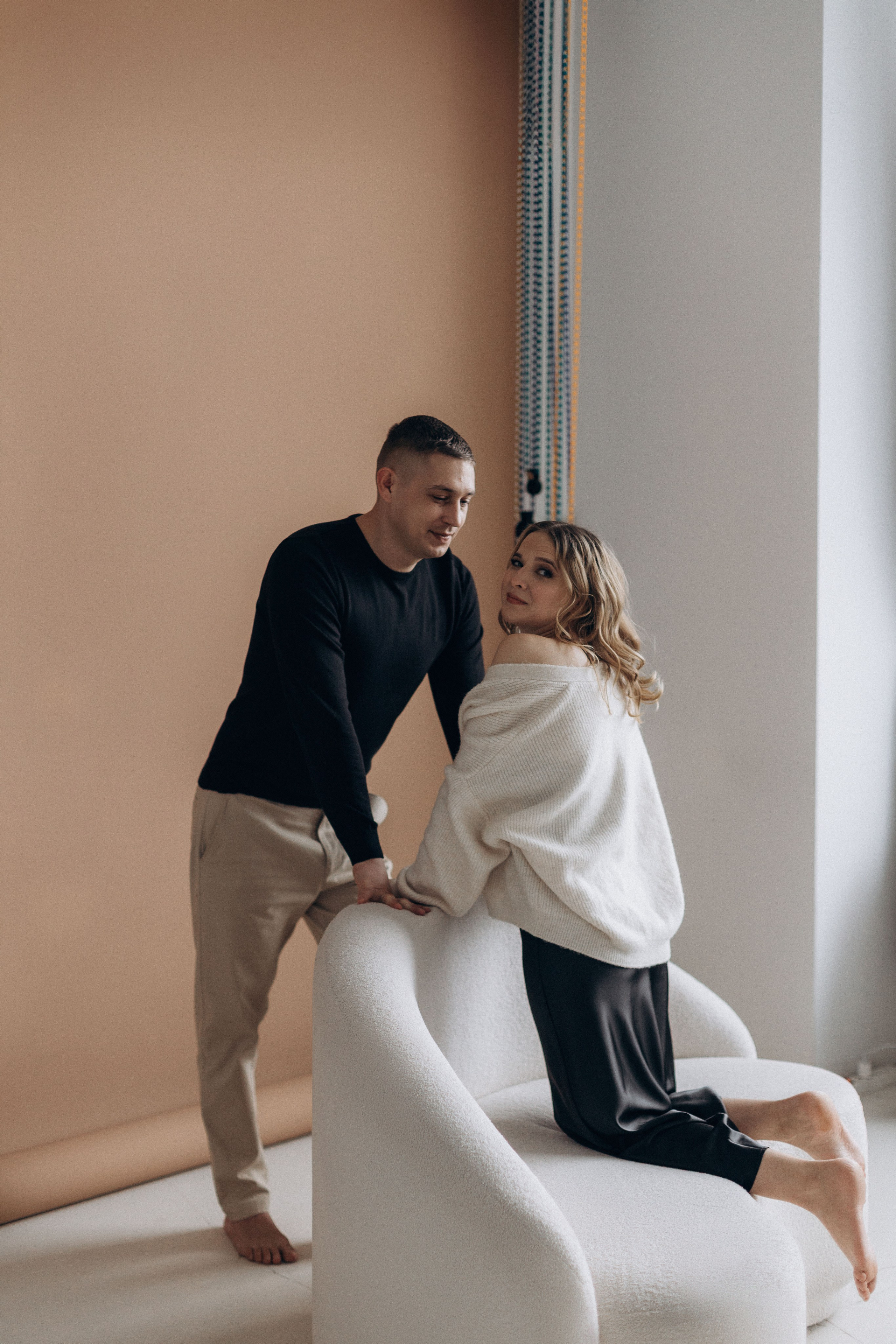 Фотоистория для двоих в студии. Семейный фотограф в Чехове