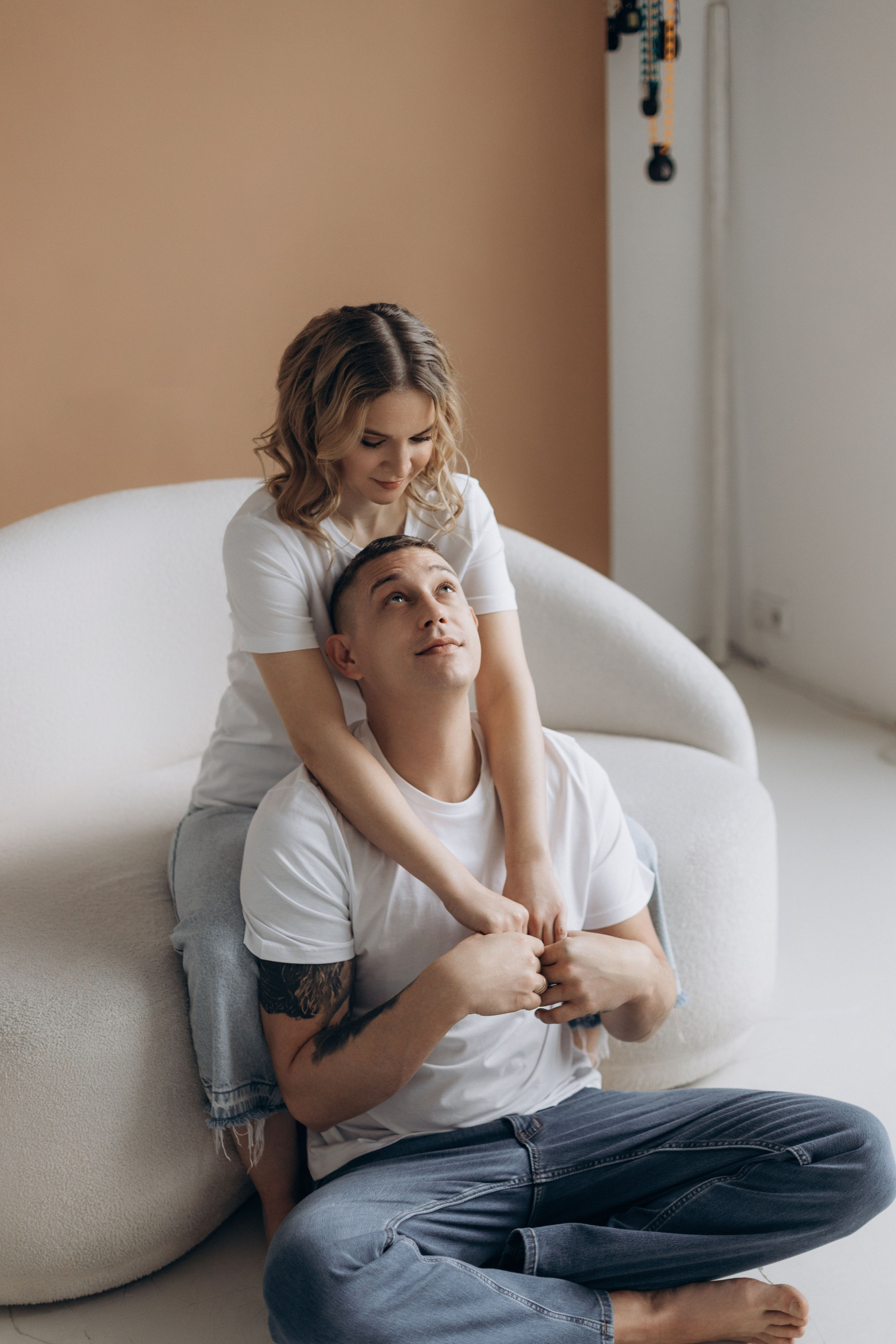 Фотоистория для двоих в студии. Семейный фотограф в Чехове