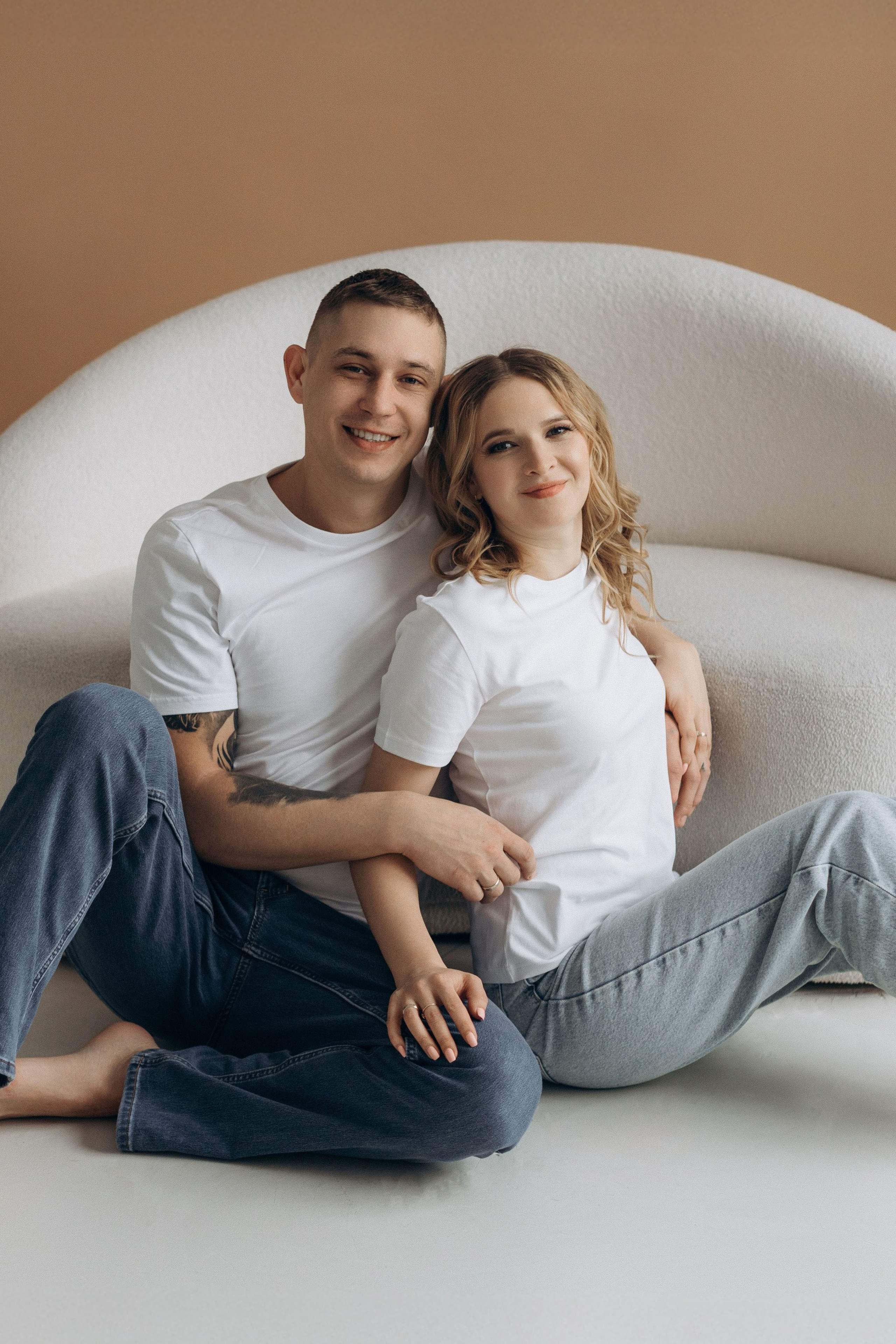 Фотоистория для двоих в студии. Семейный фотограф в Чехове