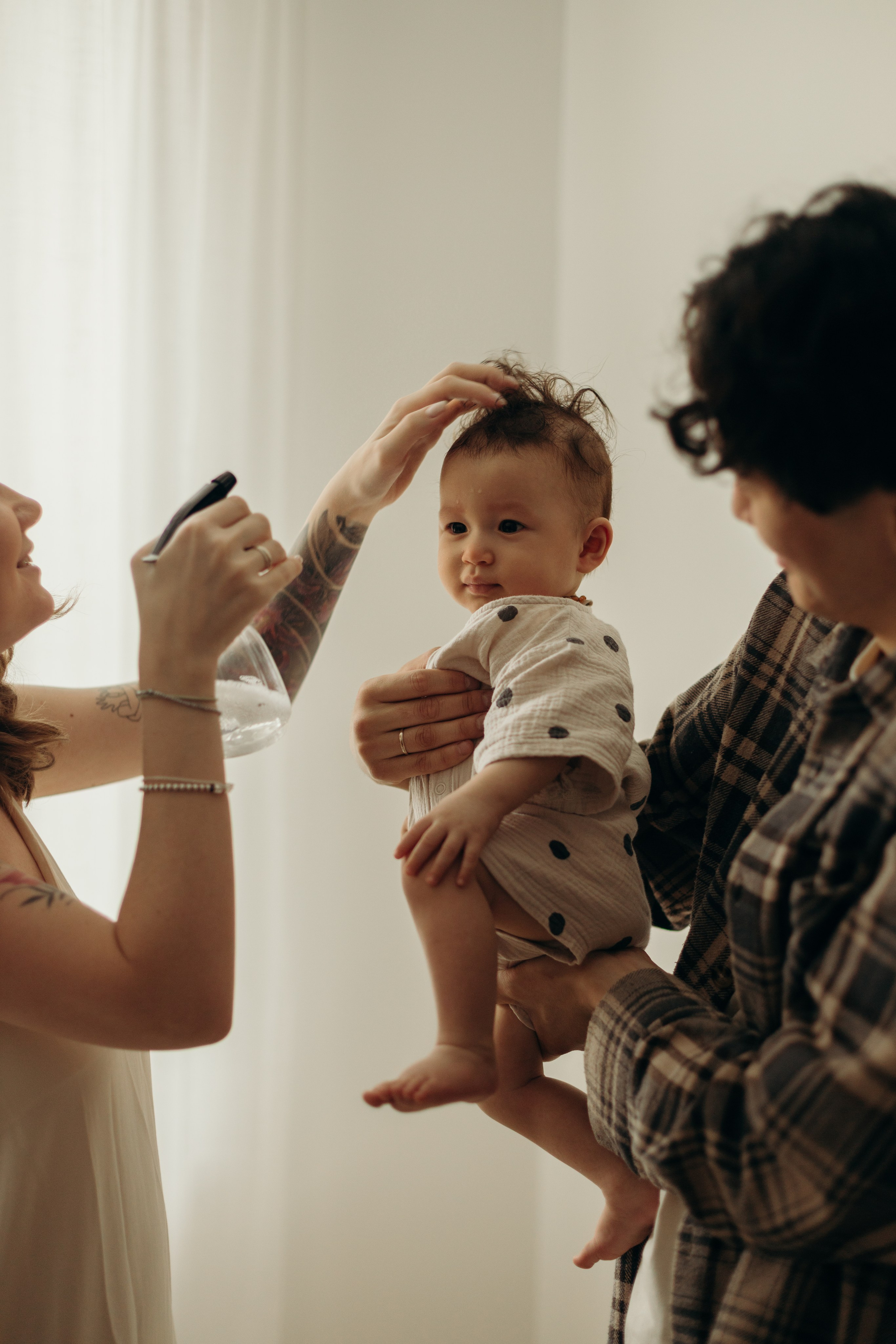 Семейная съемка в домашней обстановке. Семейный фотограф в Чехове