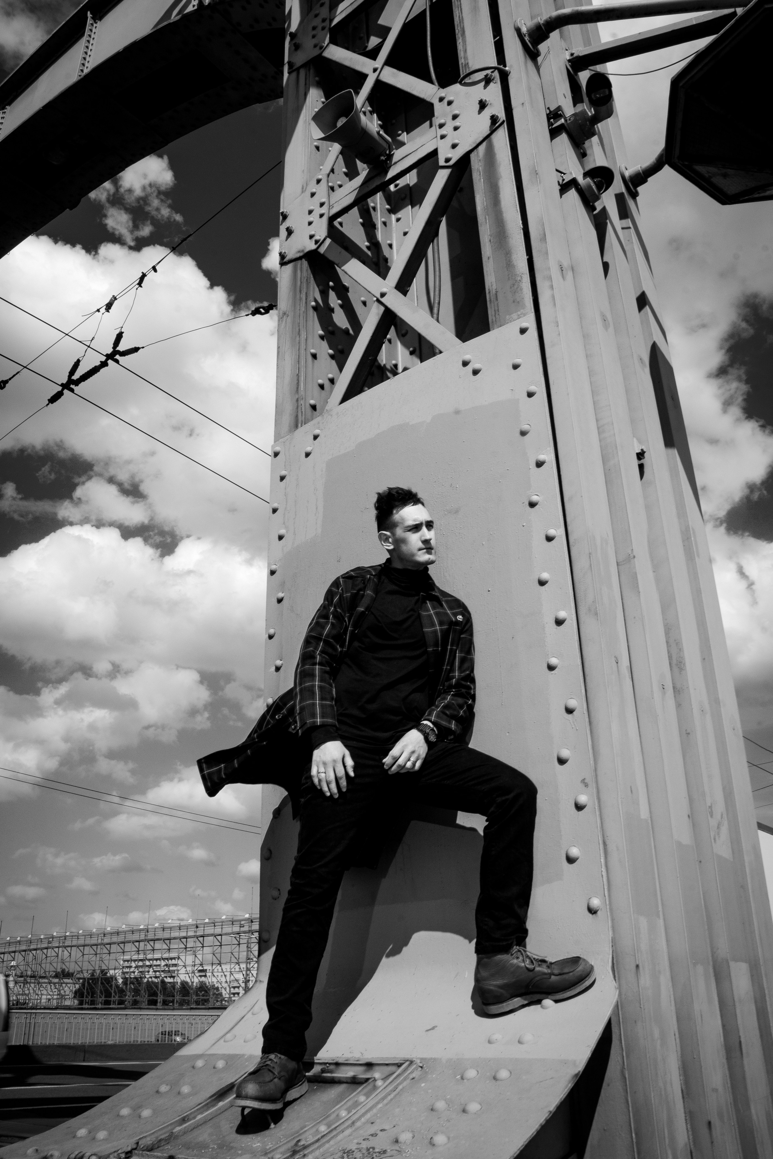 Дима. Большеохтинский мост.