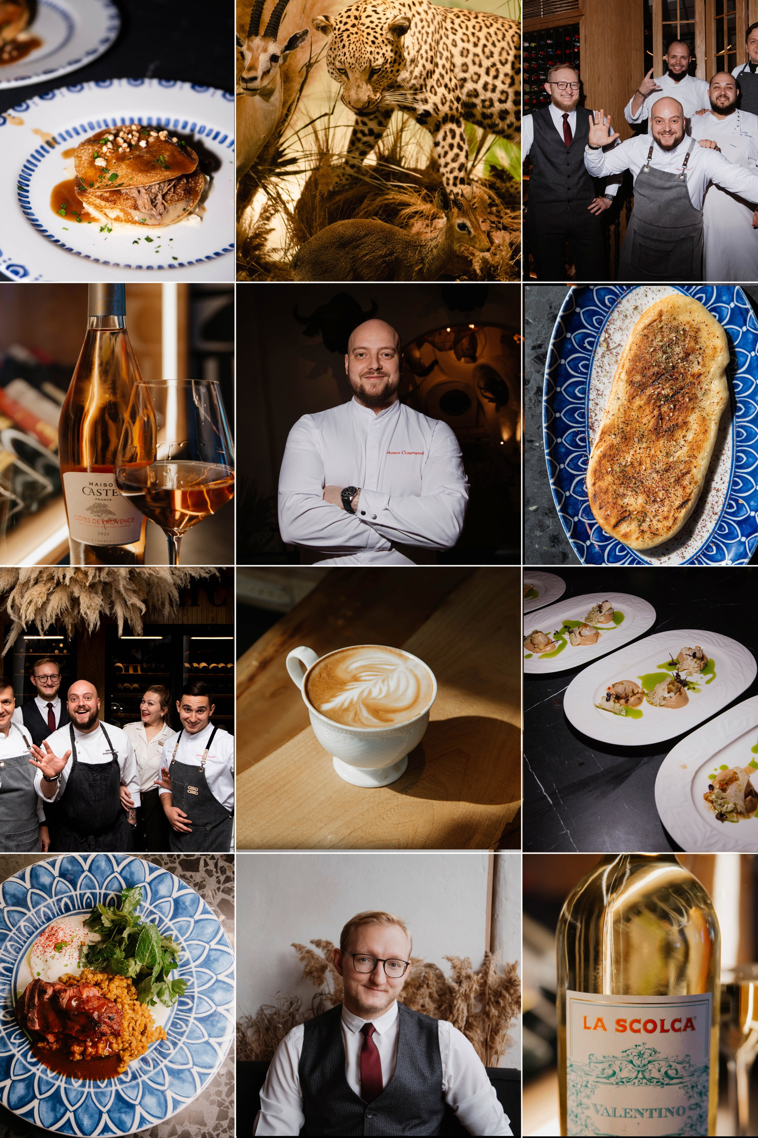 Контент и визуал для ресторана Ливингстон