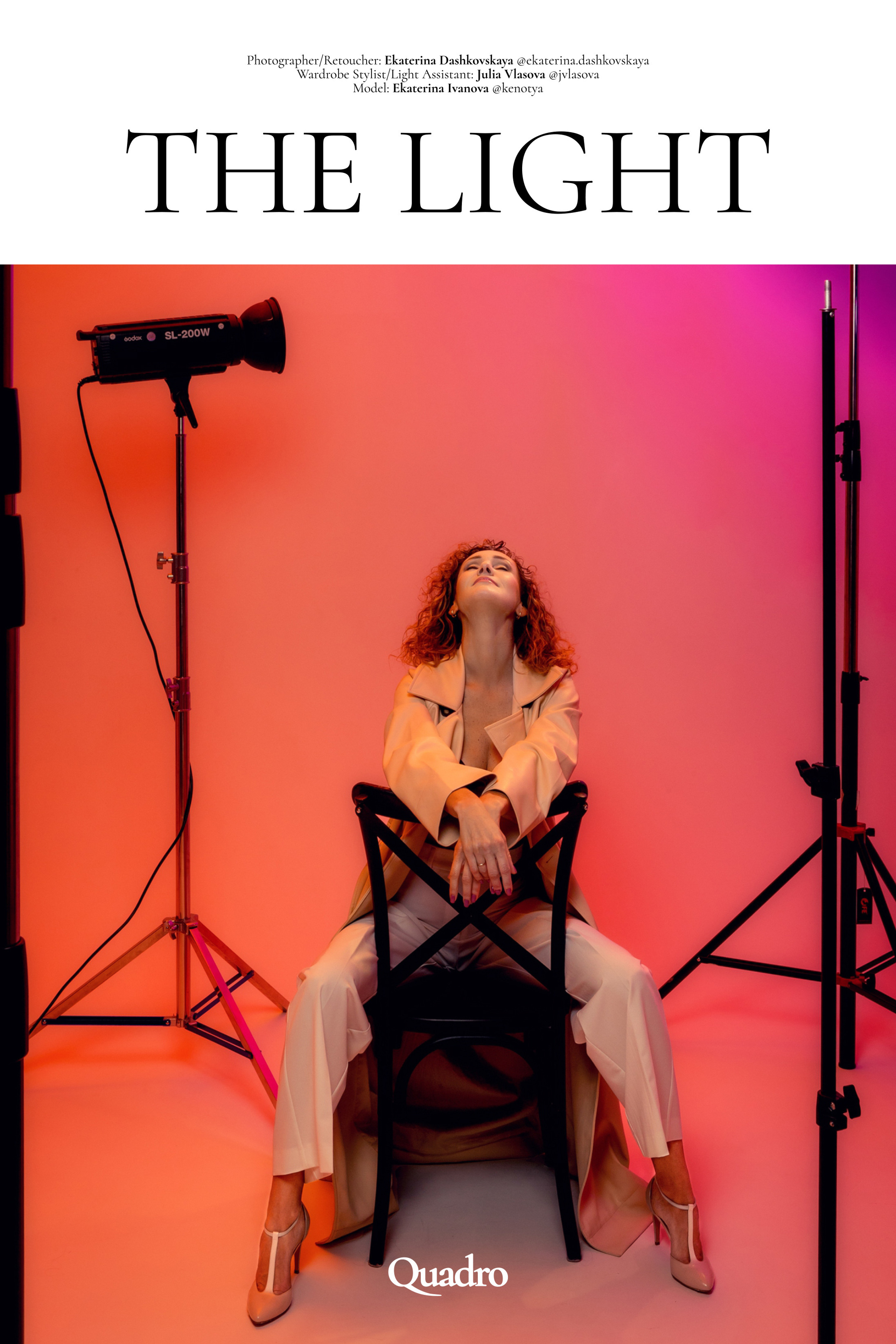 “The Light” for Quadro magazine