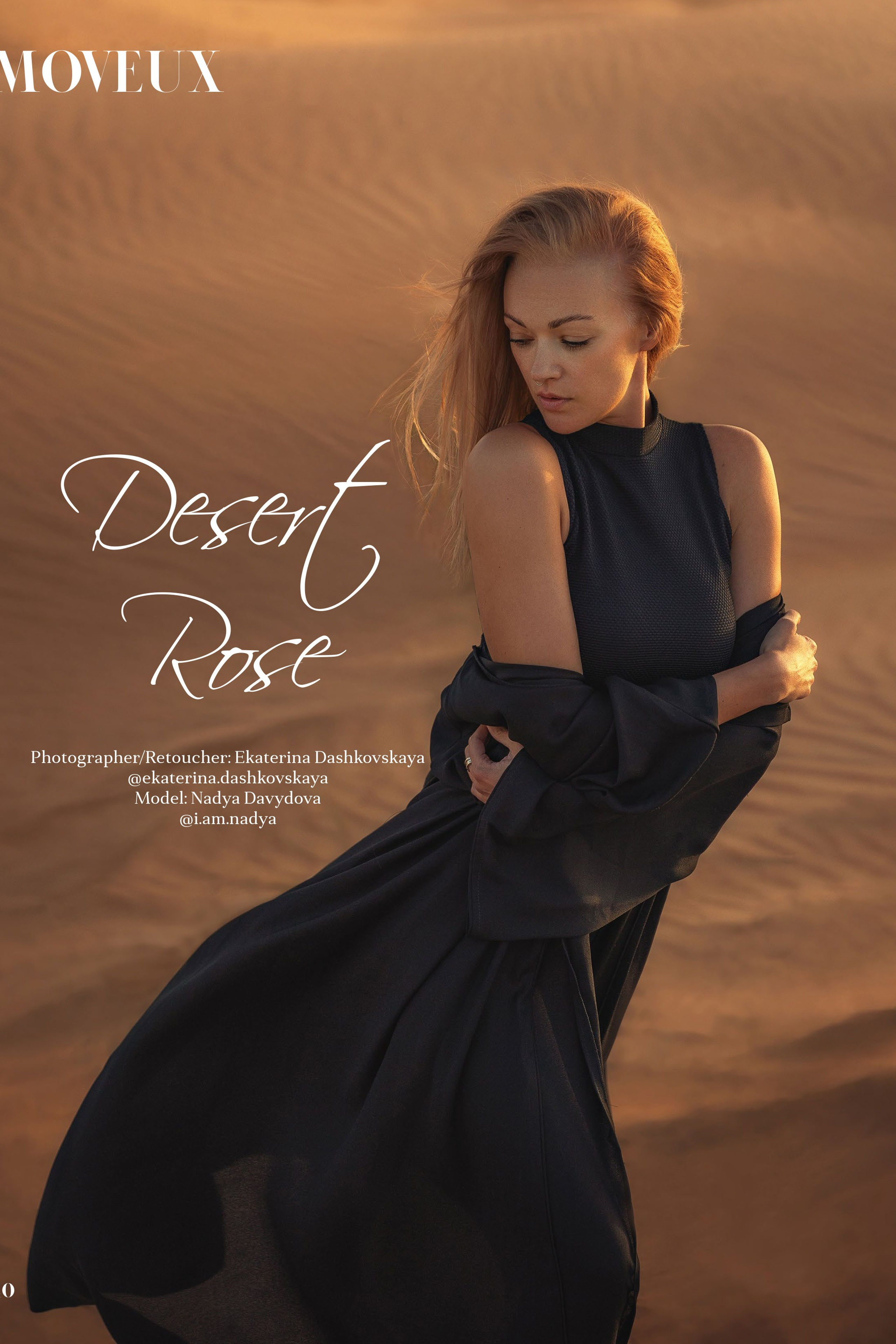 «Desert Rose» for MOVEUX Magazine