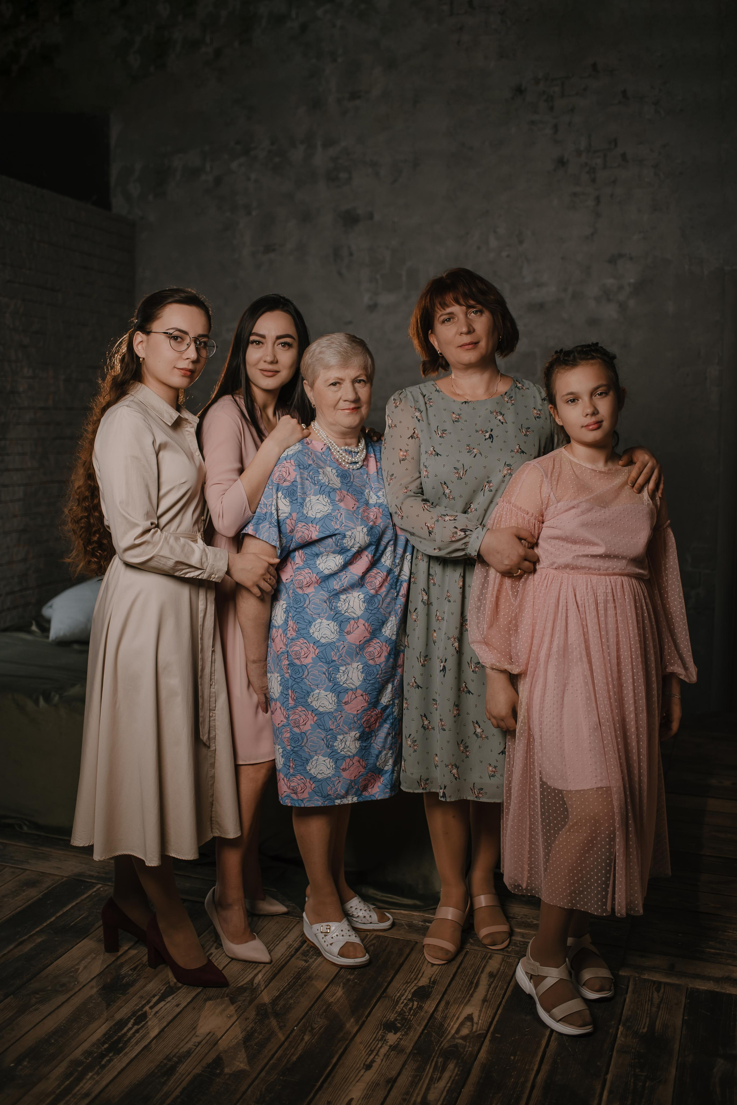 3 поколения