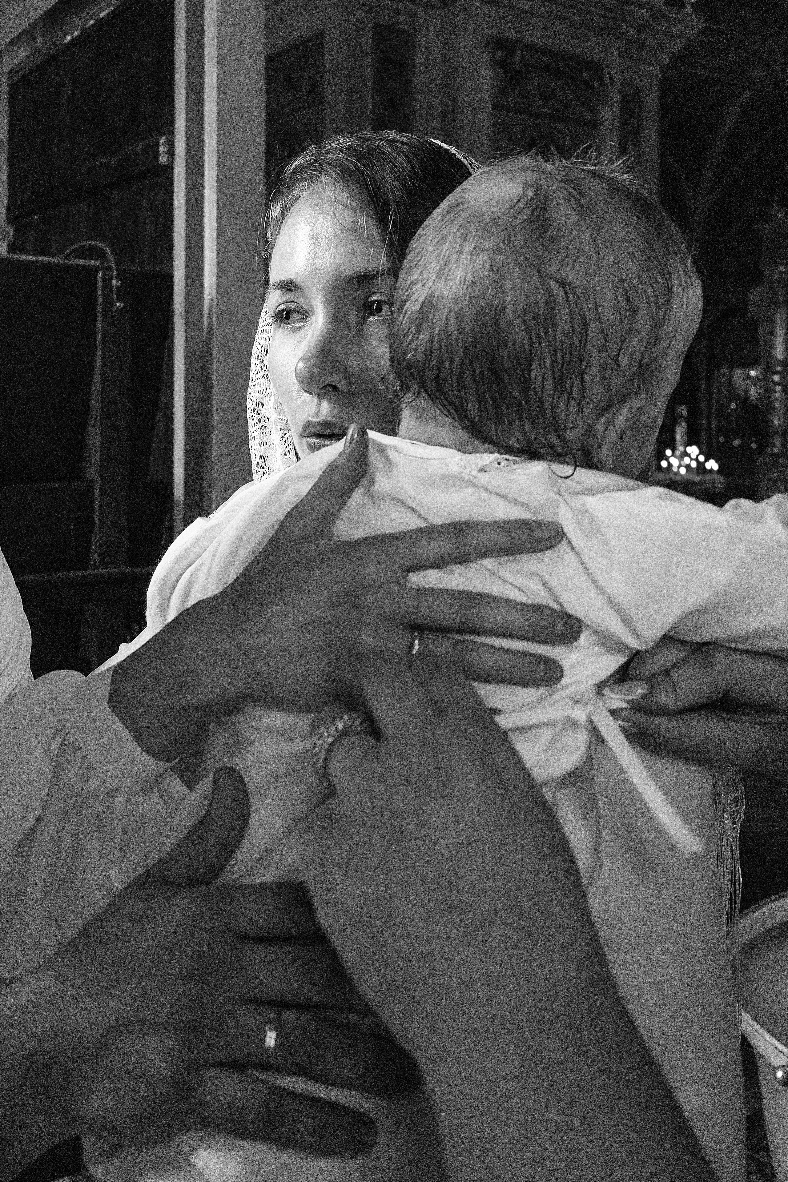 Съемка крещения