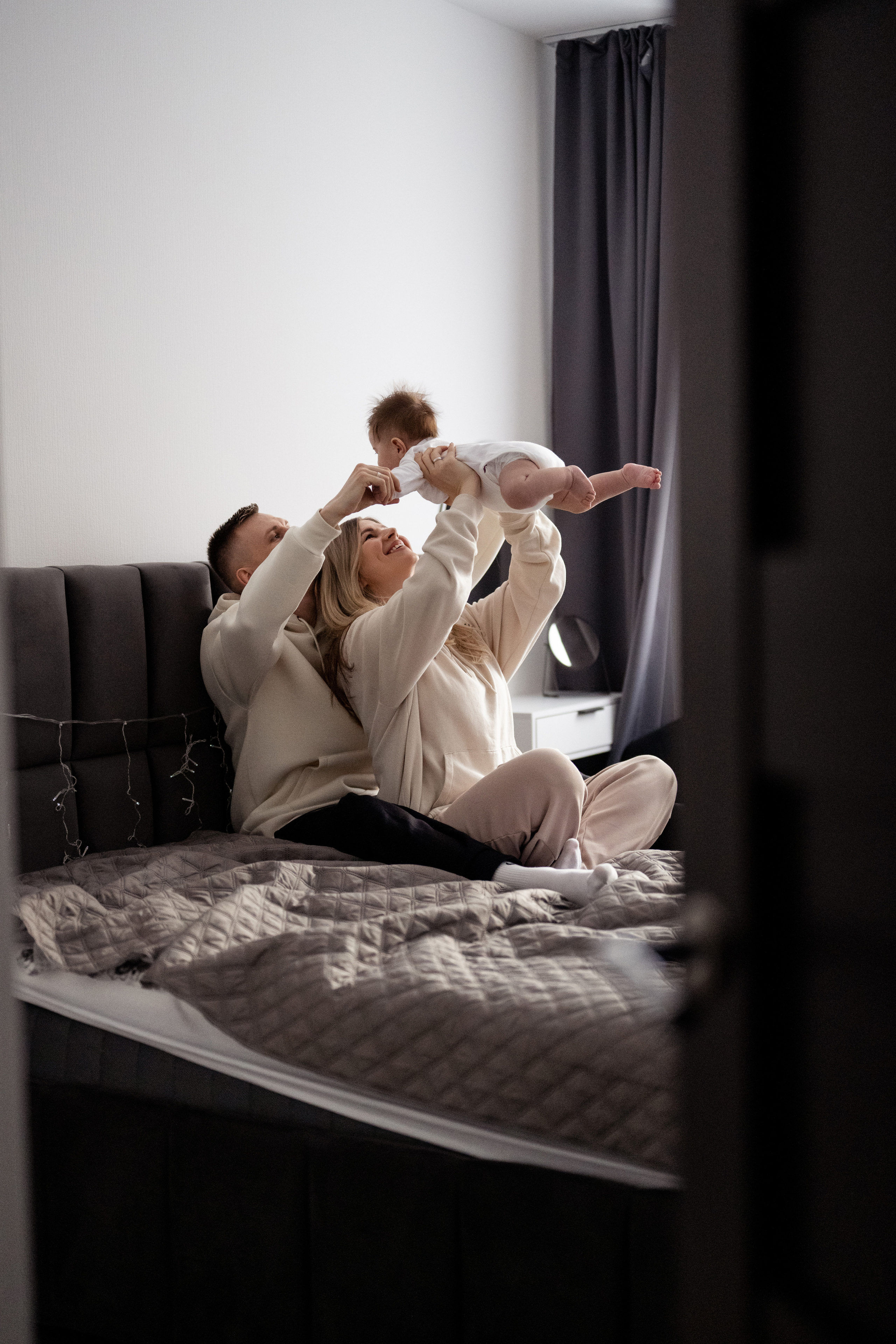 Домашняя фотосессия. Лера, Антон и Марк