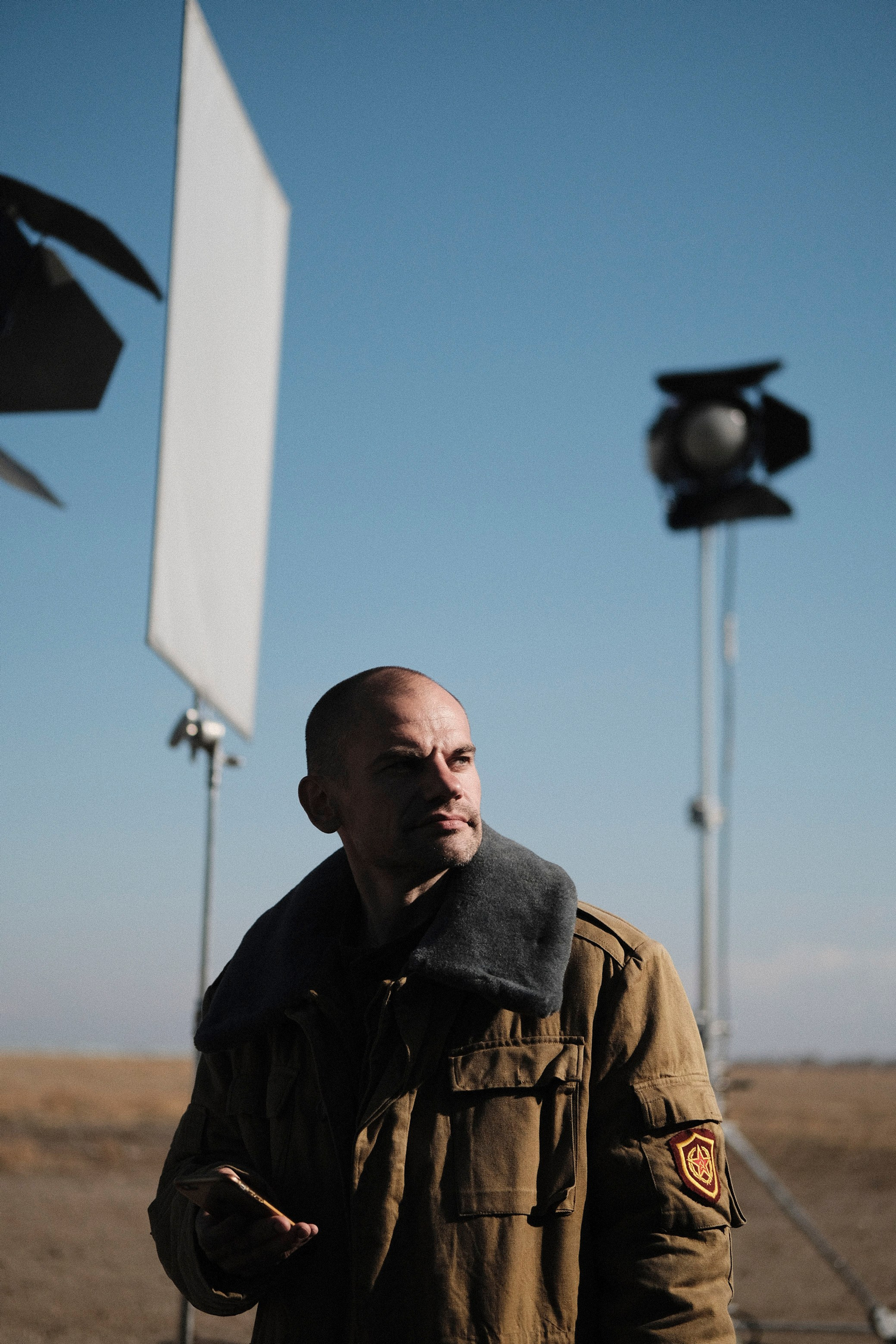 Backstage со съемок фильма «Набат». Профессиональный фотограф