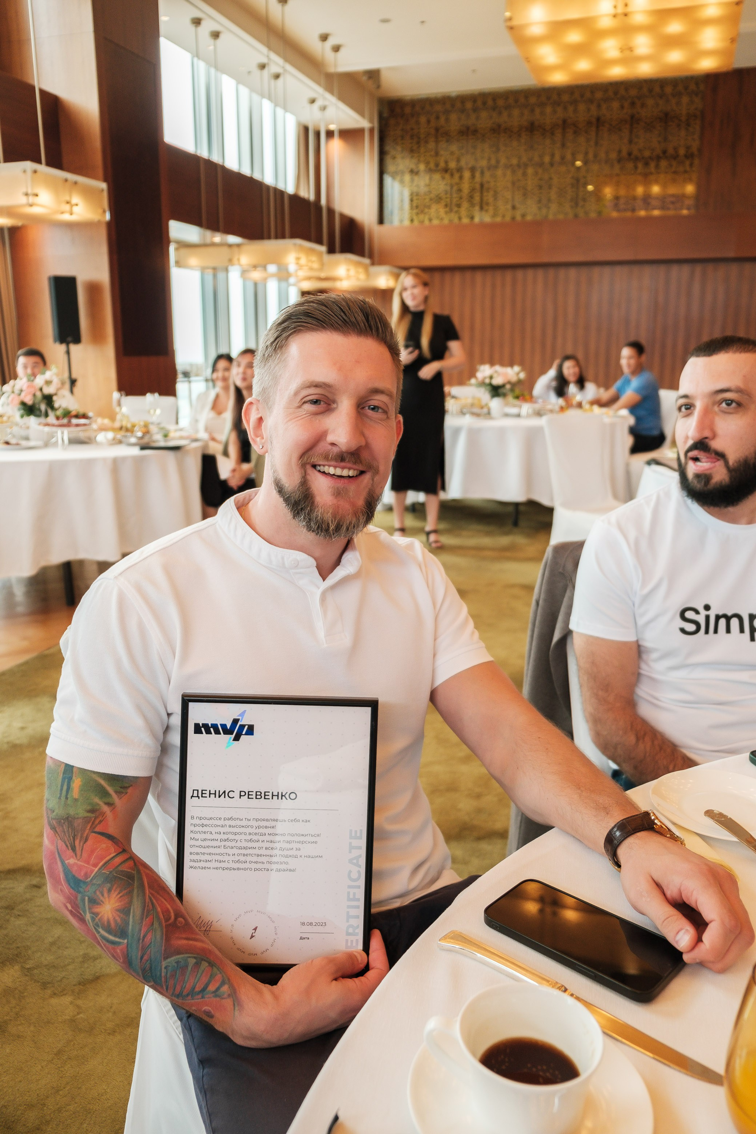 Бизнес-завтрак компании MVP. Профессиональный фотограф