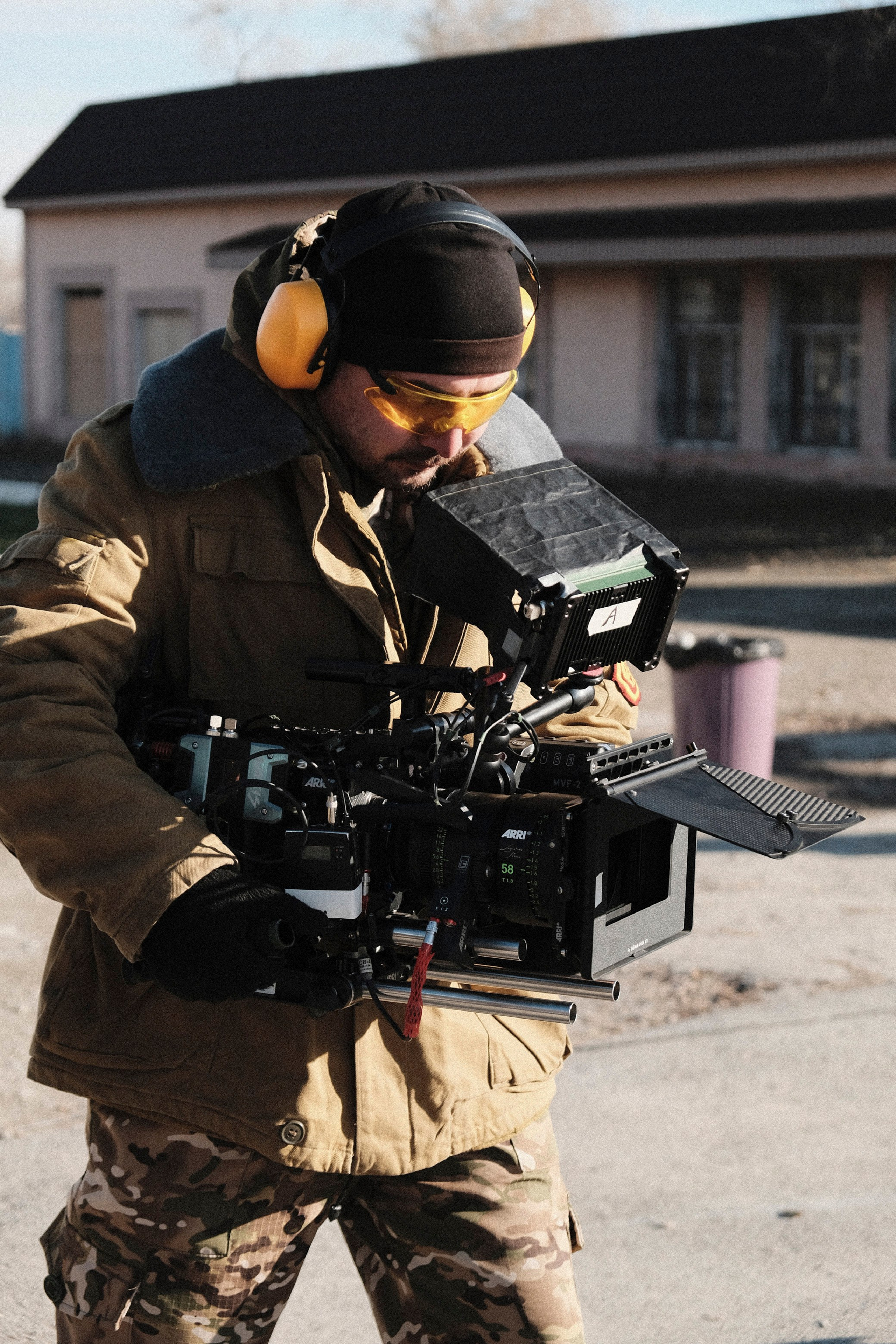 Backstage со съемок фильма «Набат». Профессиональный фотограф