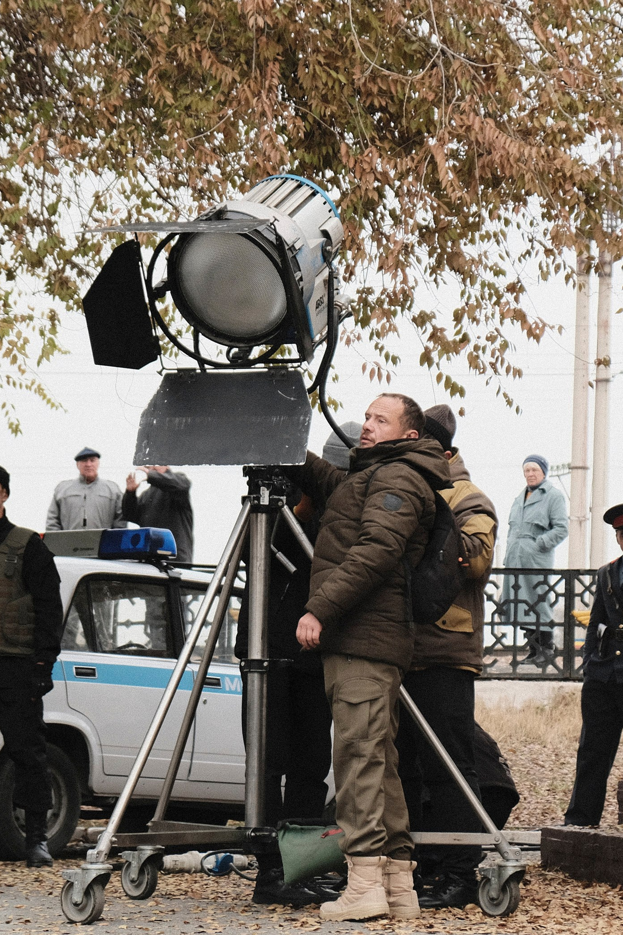 Backstage со съемок фильма «Набат». Профессиональный фотограф