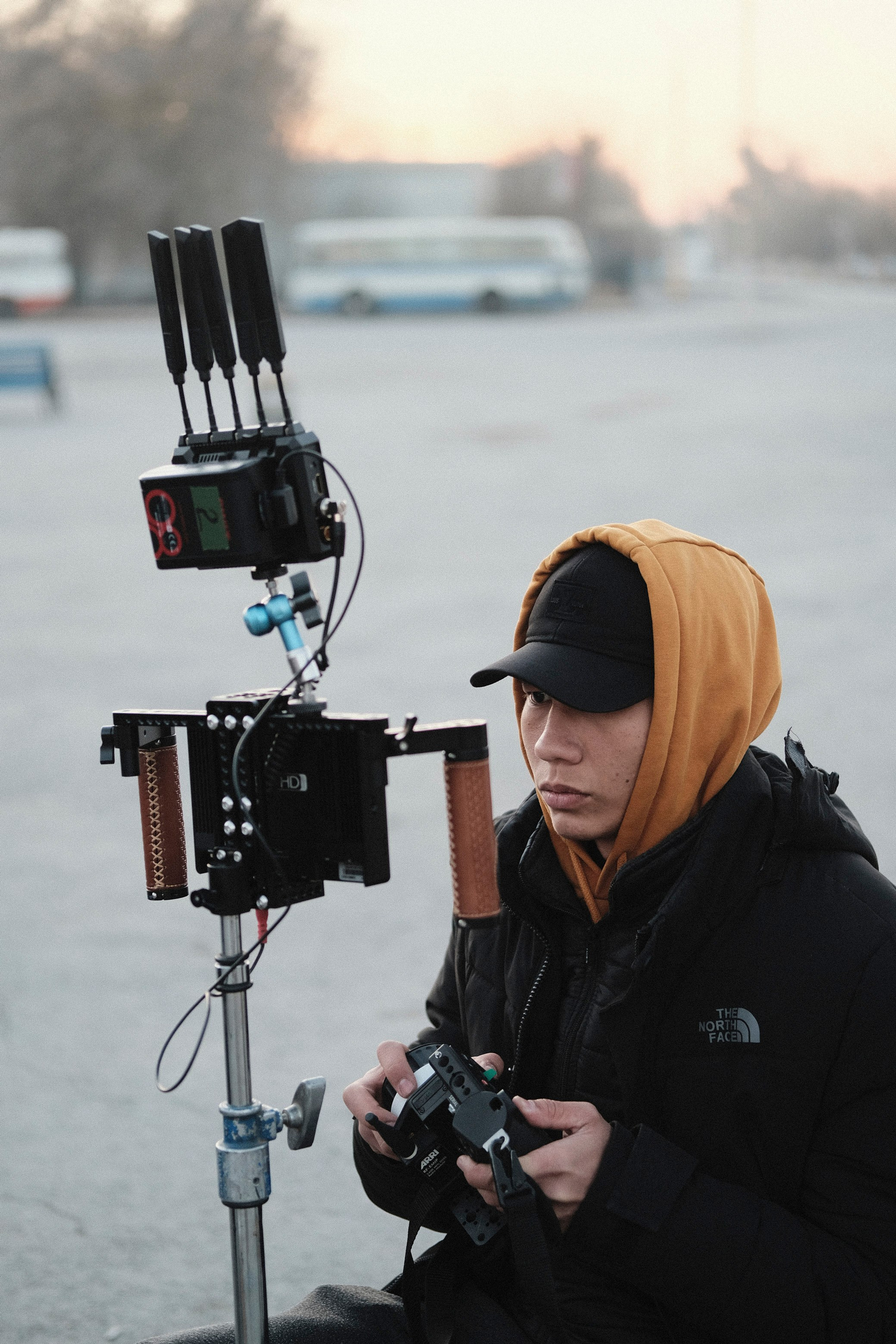 Backstage со съемок фильма «Набат». Профессиональный фотограф