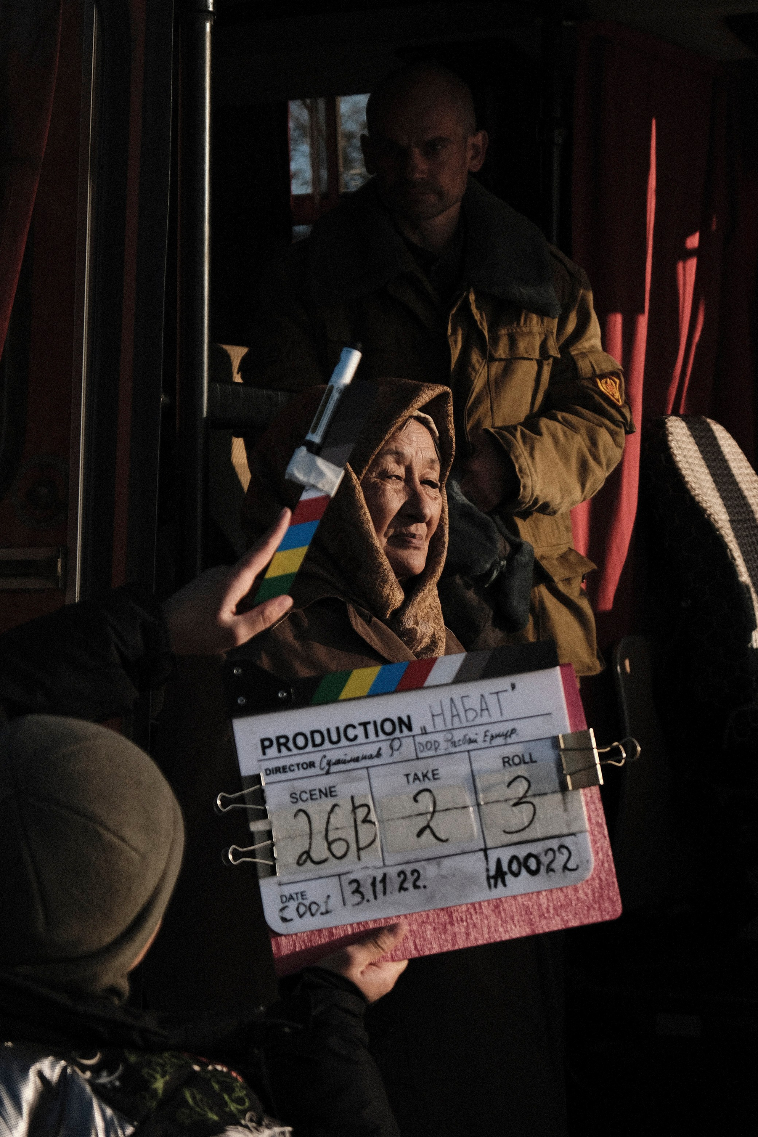 Backstage со съемок фильма «Набат». Профессиональный фотограф