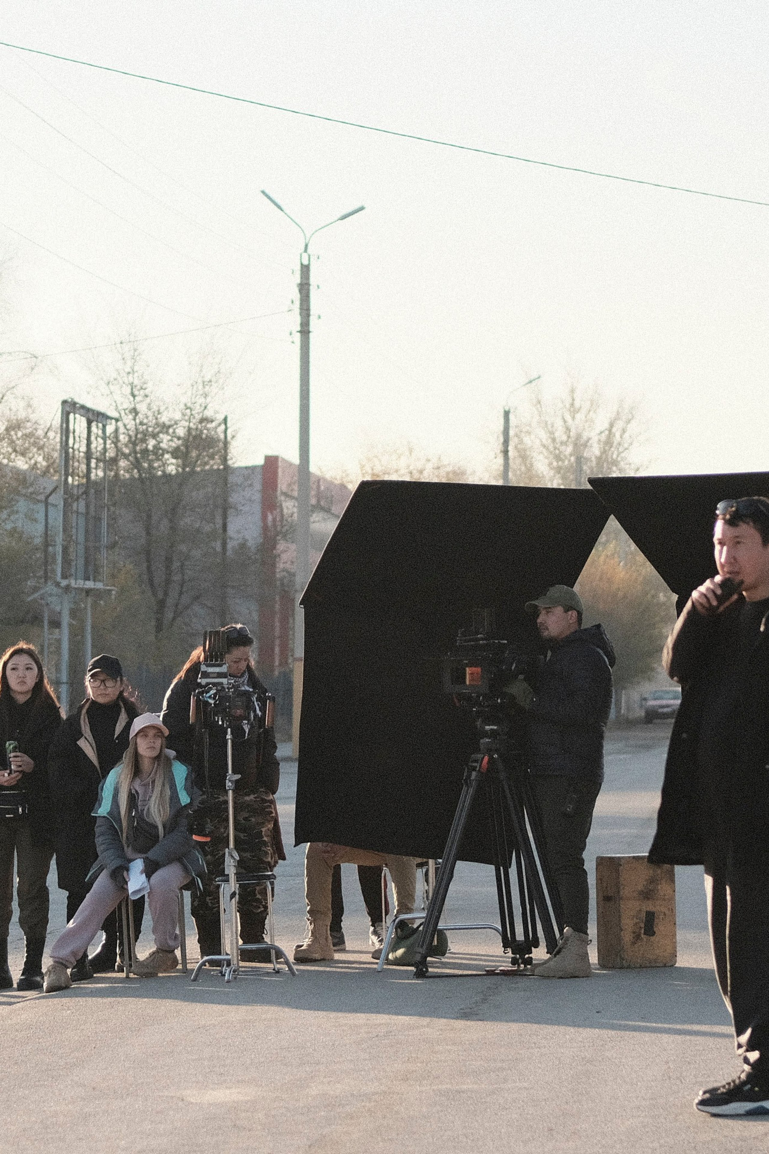 Backstage со съемок фильма «Набат». Профессиональный фотограф