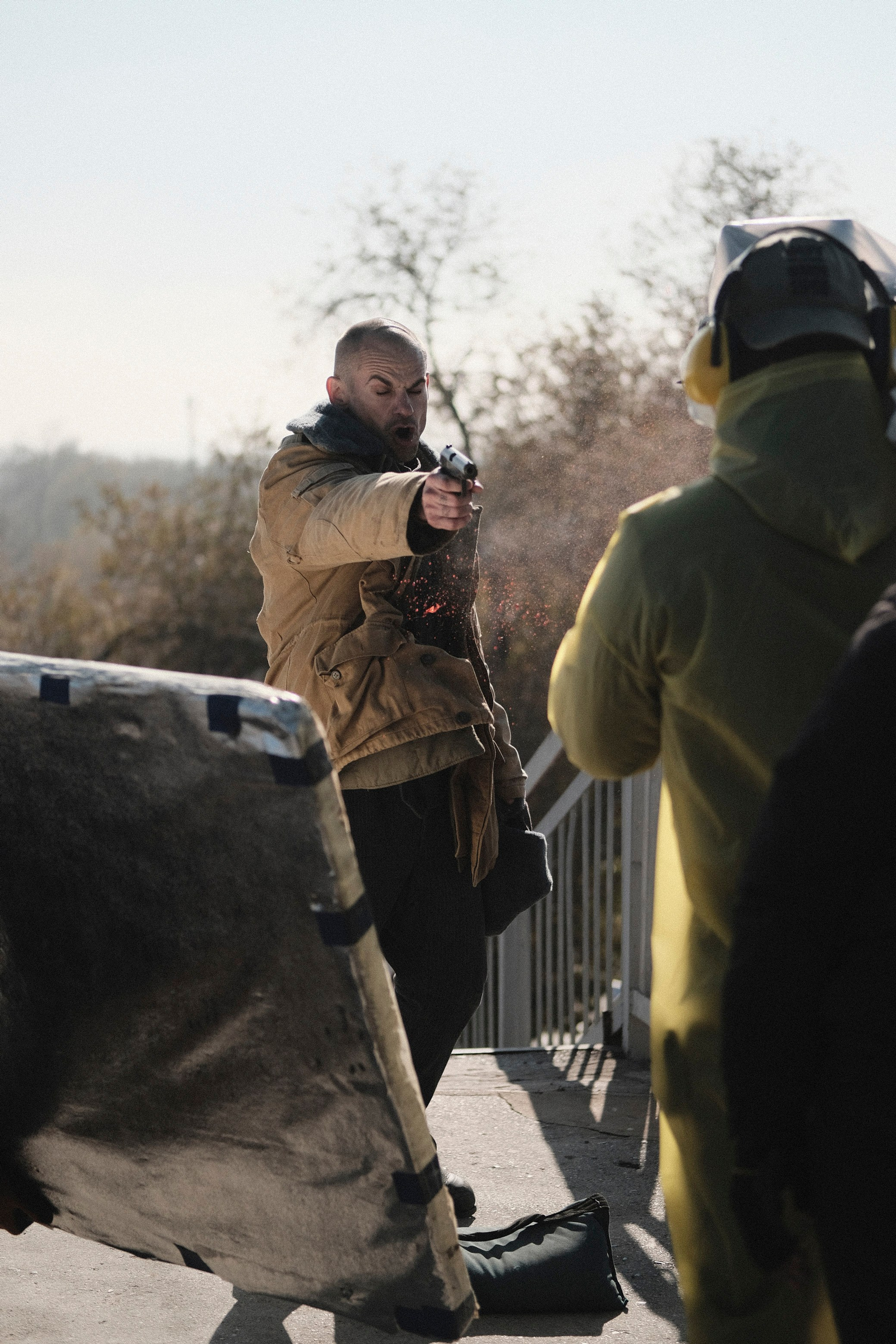 Backstage со съемок фильма «Набат». Профессиональный фотограф