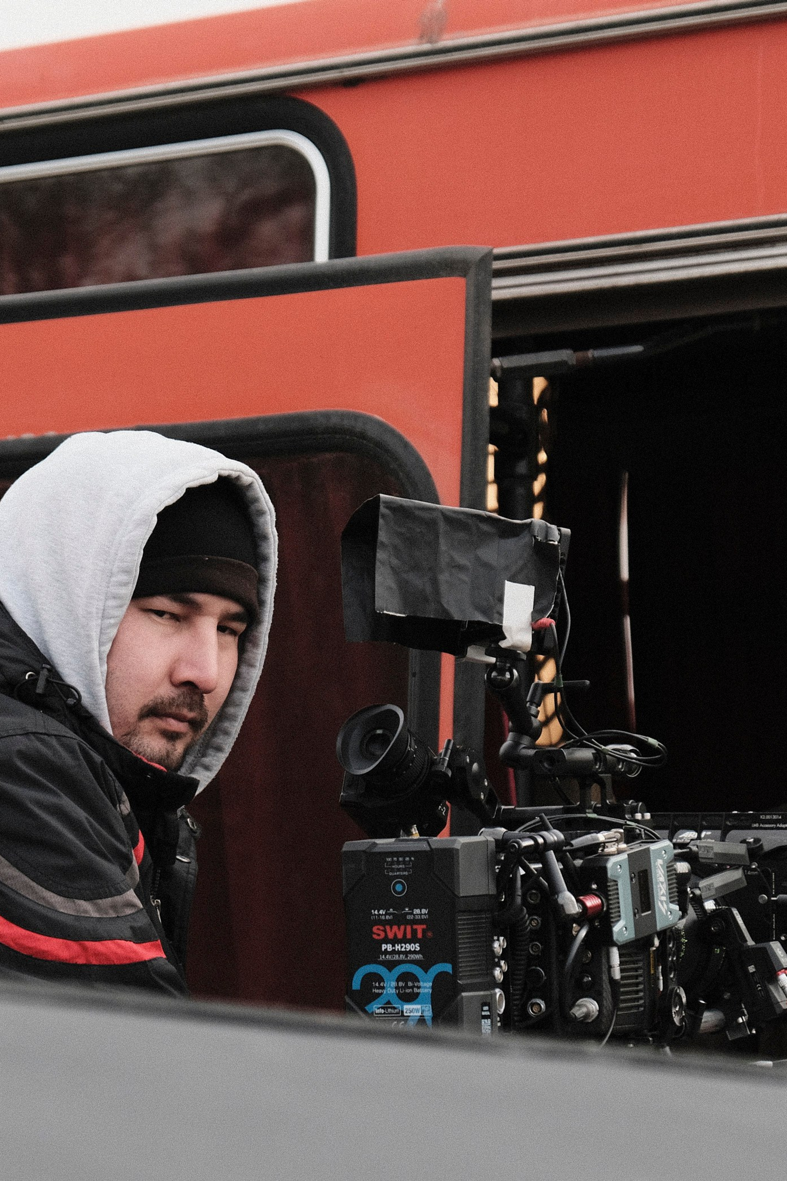 Backstage со съемок фильма «Набат». Профессиональный фотограф