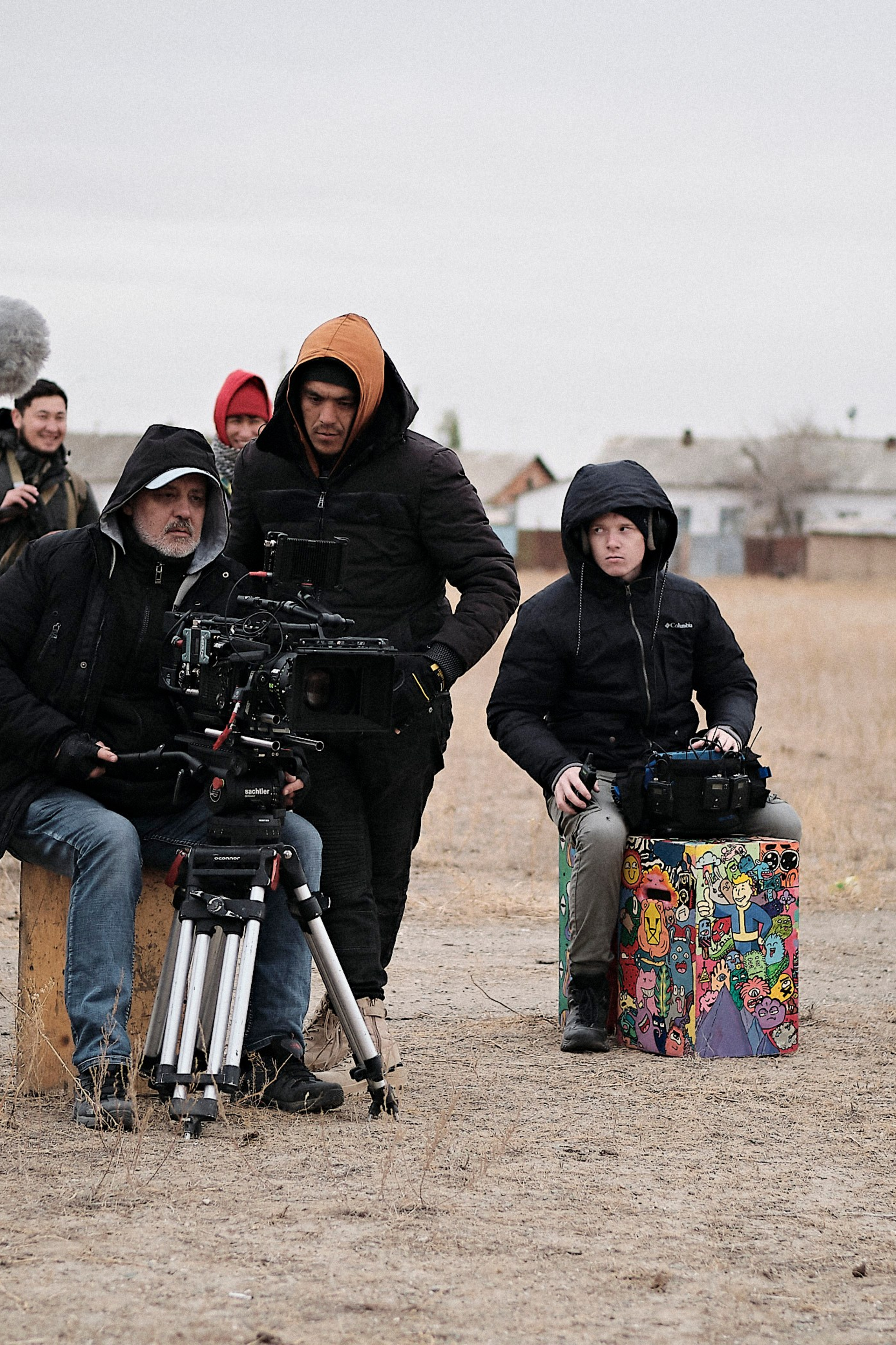 Backstage со съемок фильма «Набат». Профессиональный фотограф