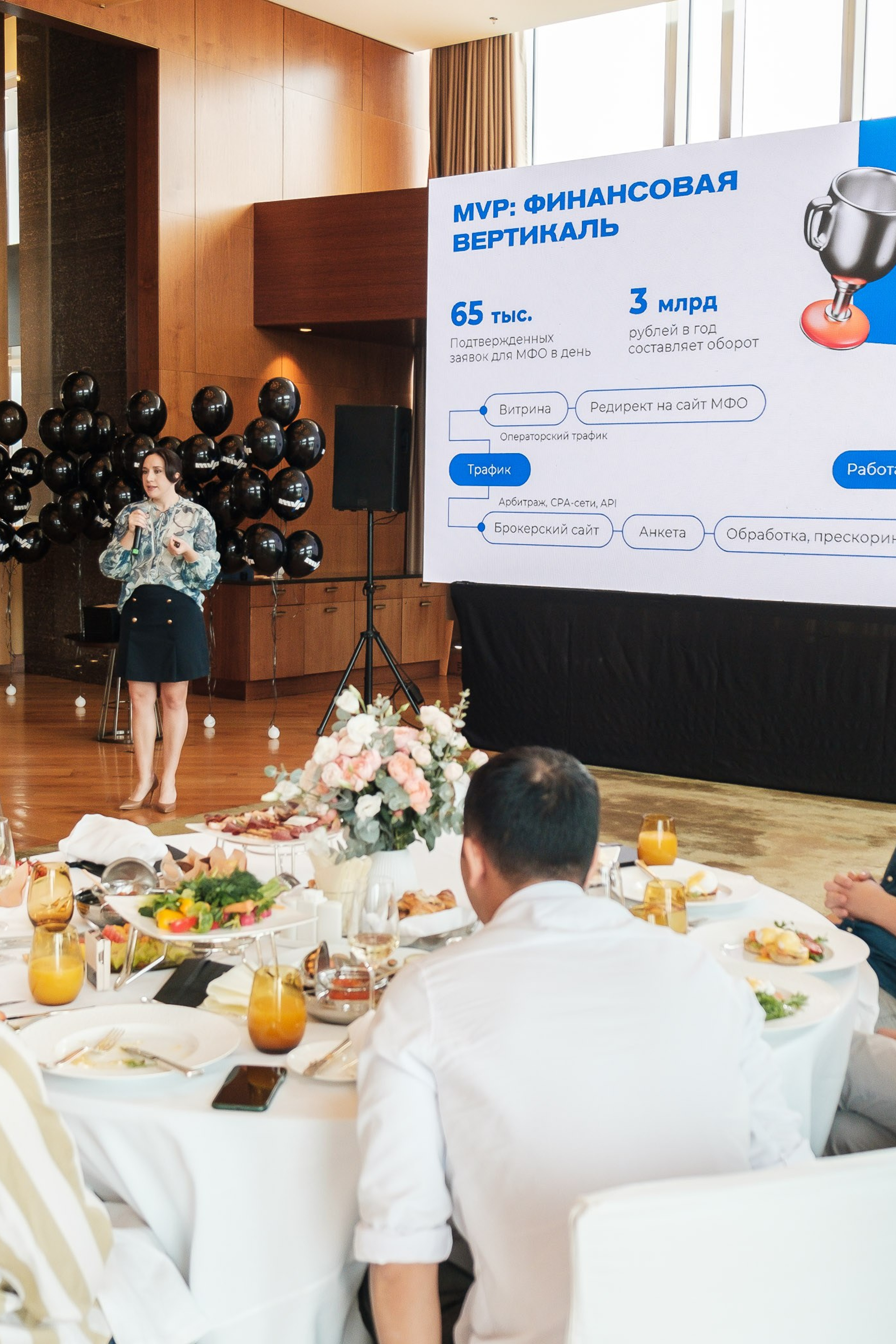 Бизнес-завтрак компании MVP. Профессиональный фотограф