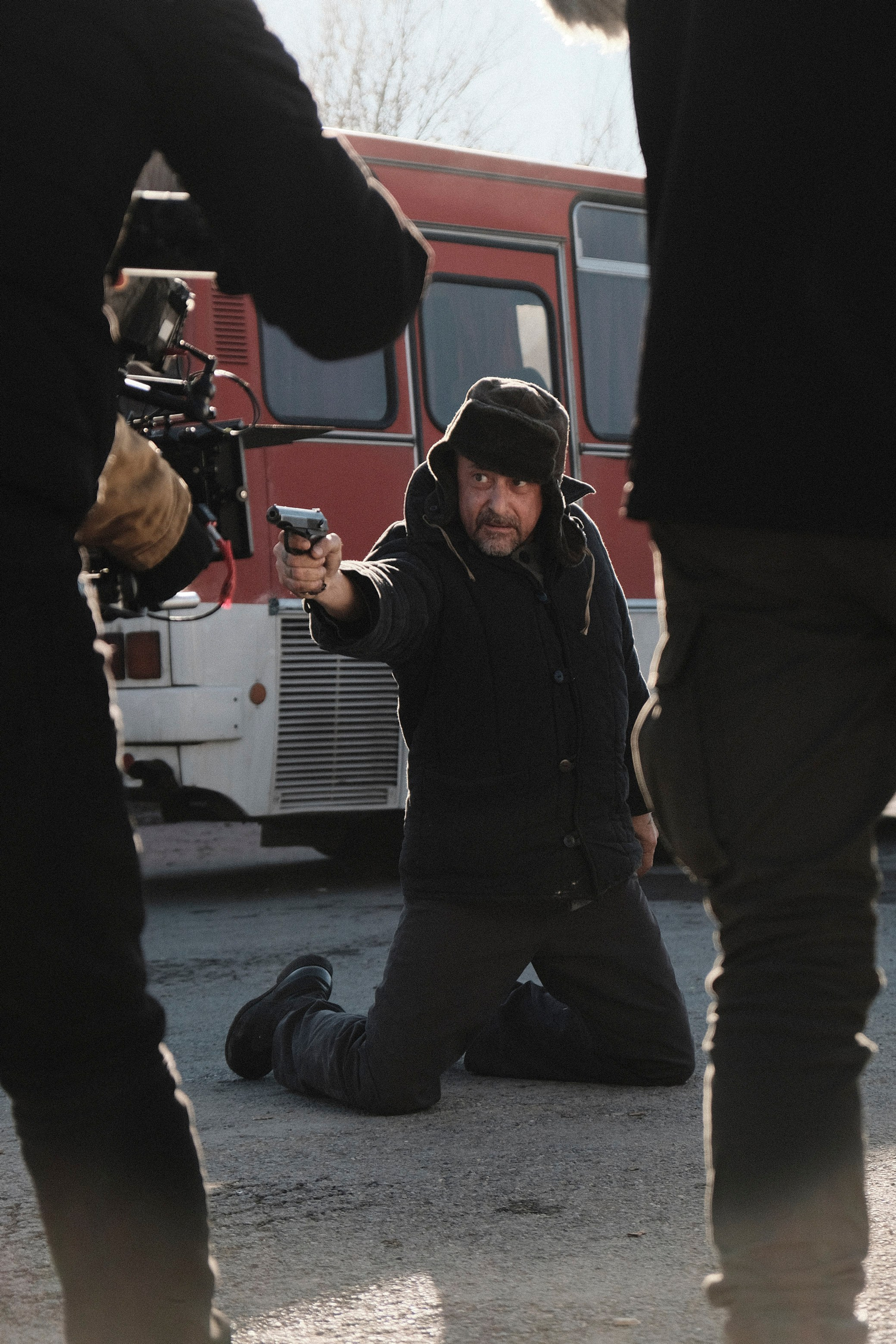 Backstage со съемок фильма «Набат». Профессиональный фотограф