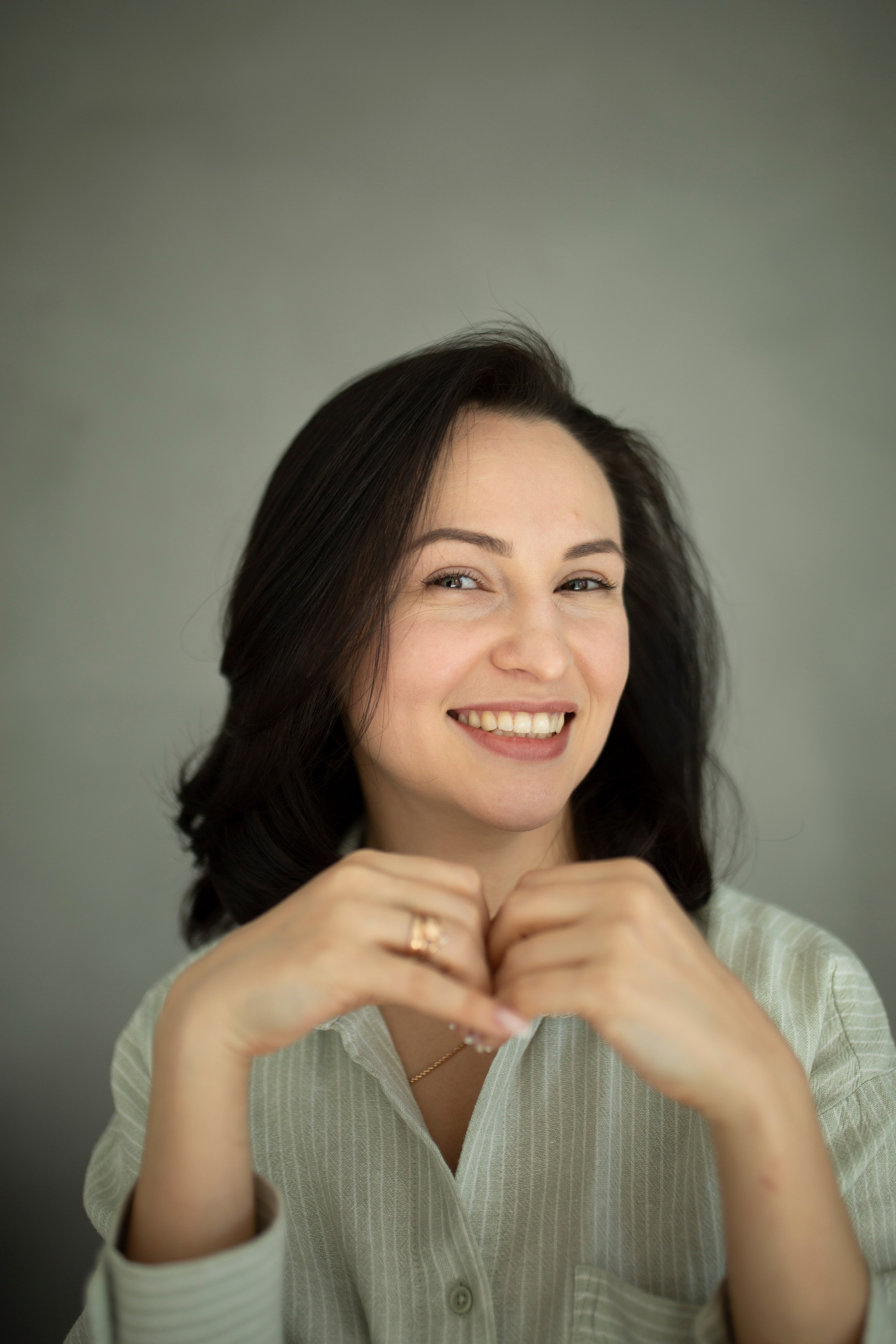 Настя в студии