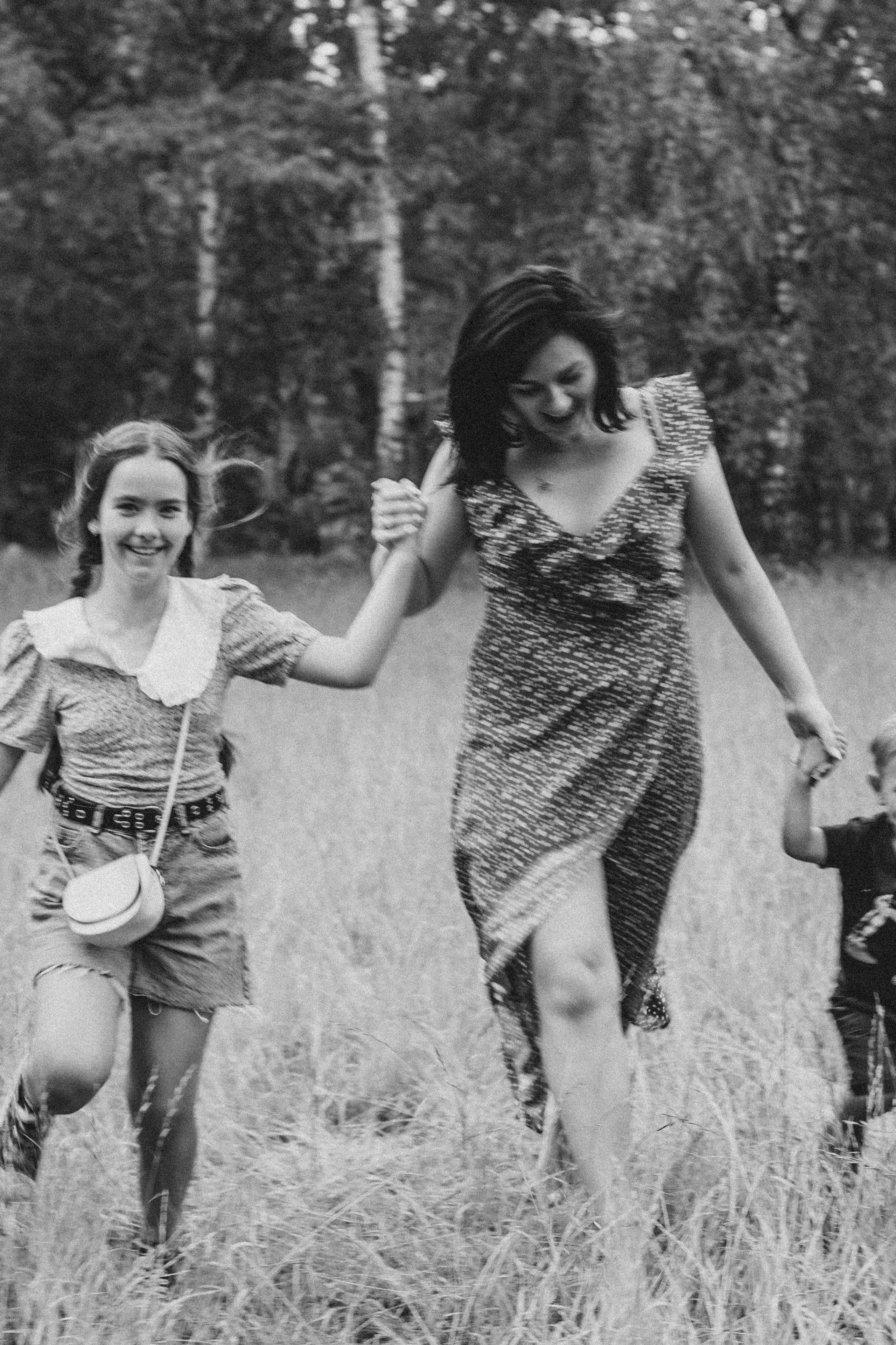 Анна с семьей