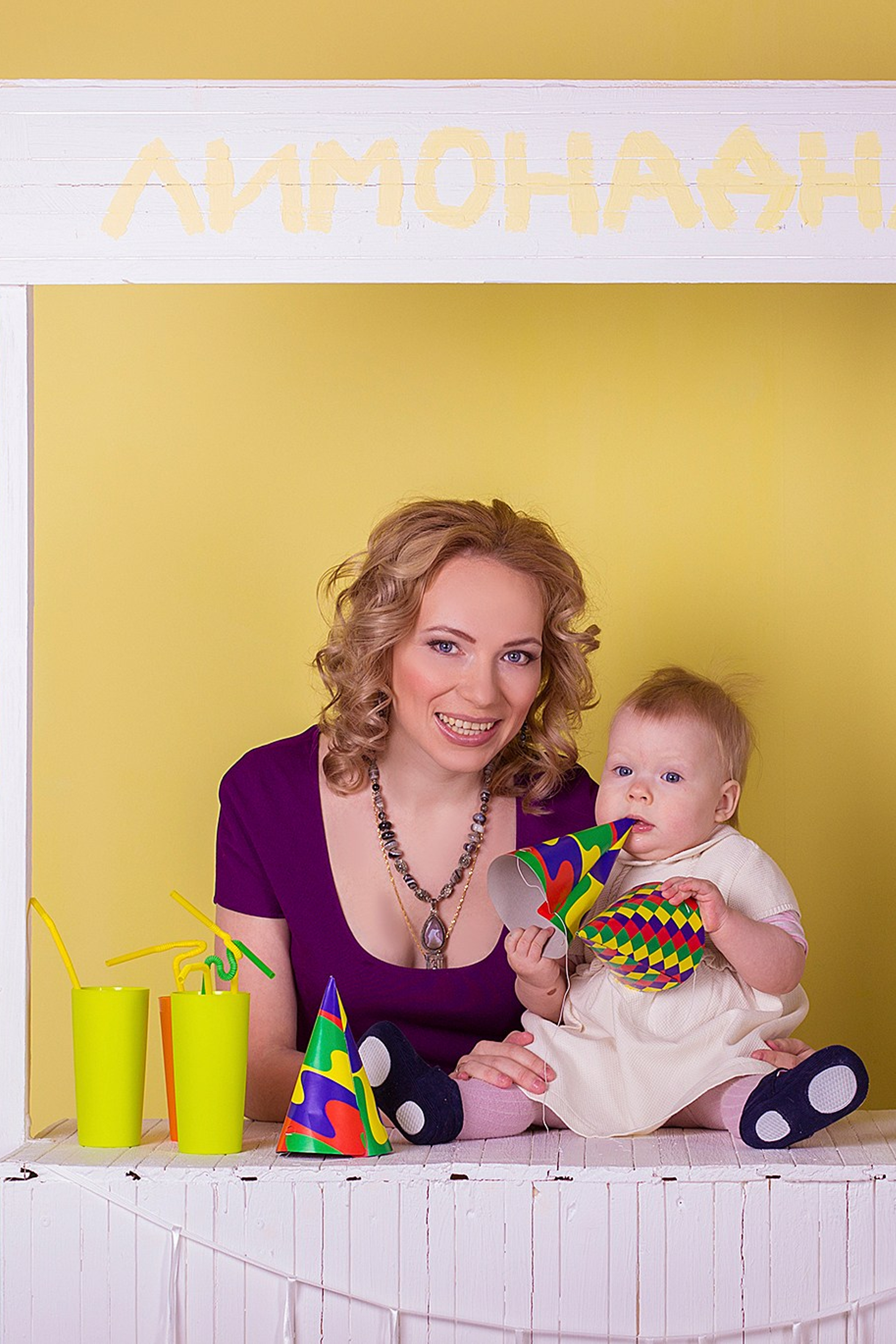 Студийная съёмка Анны и Василисы