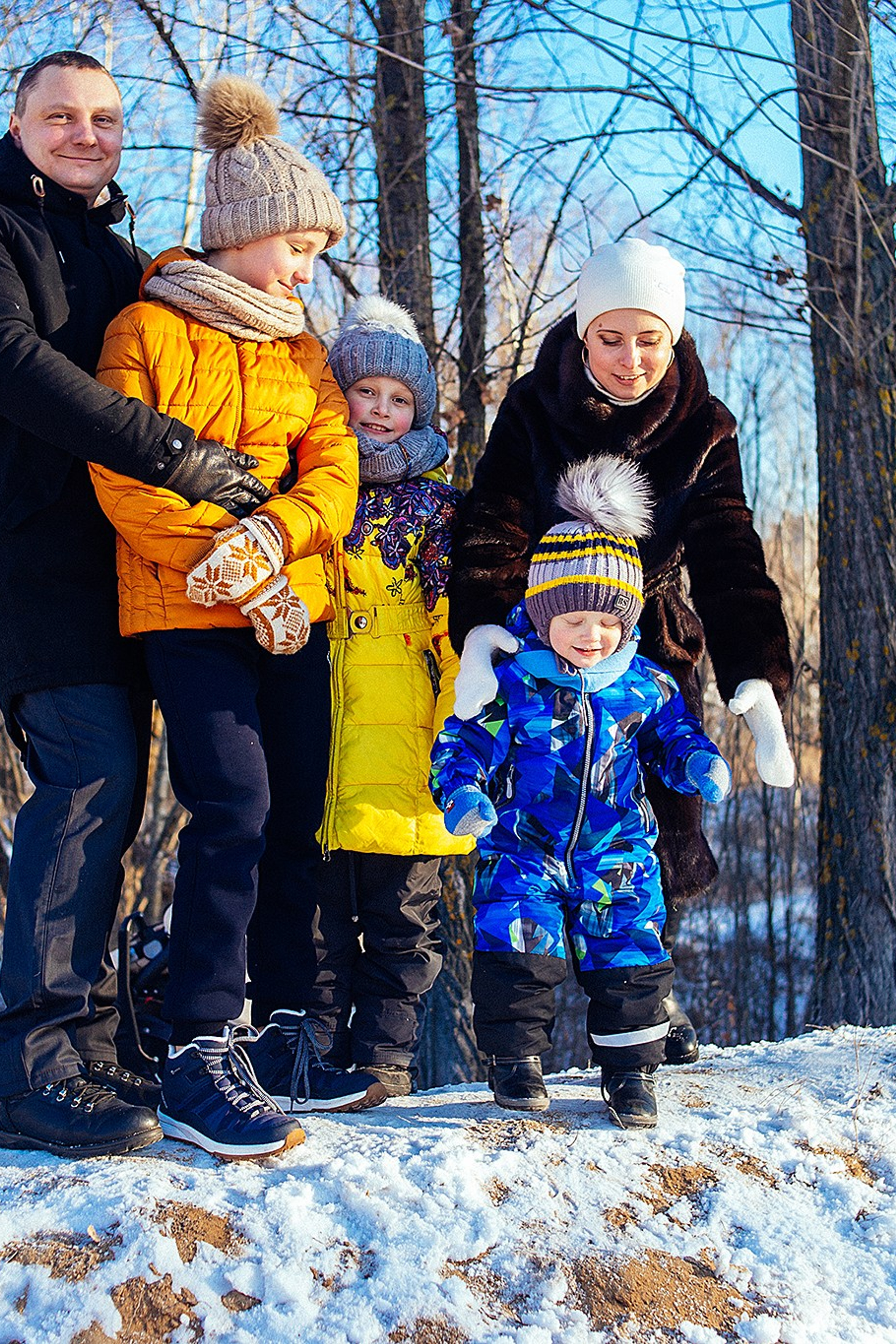 Зимняя фотопрогулка на мещерском озере с мандаринами
