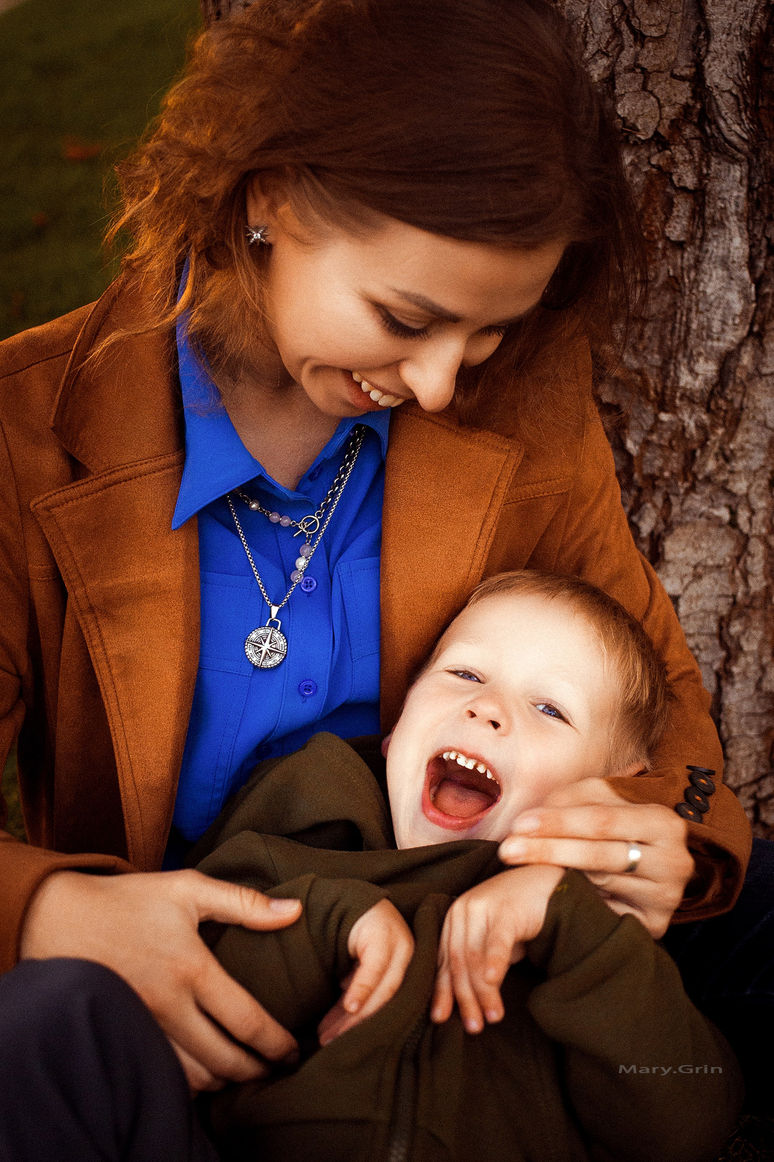 Осенняя прогулка Надежды и Мирослава