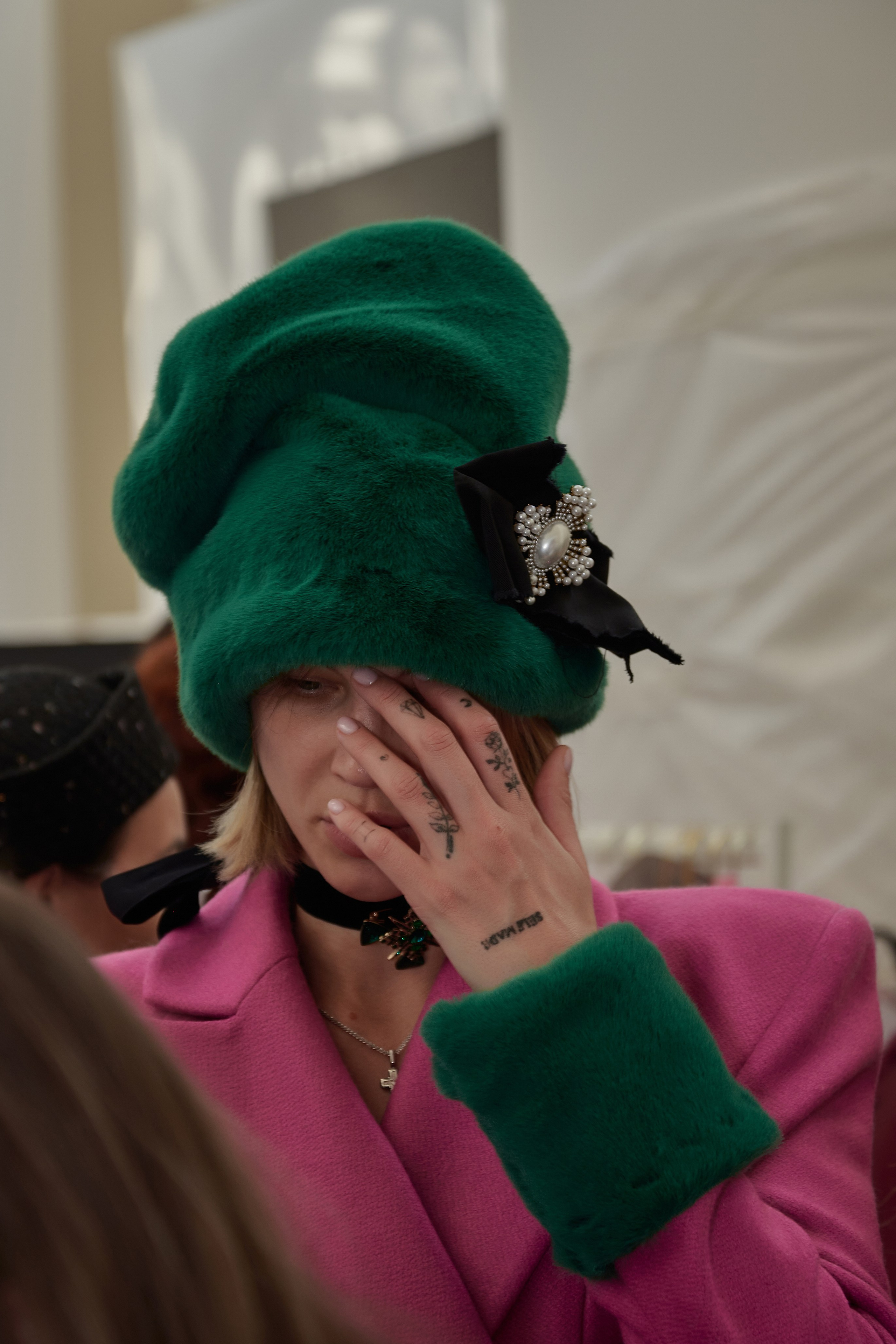 backstage с показа ALENA COJOCARU RFW 2025