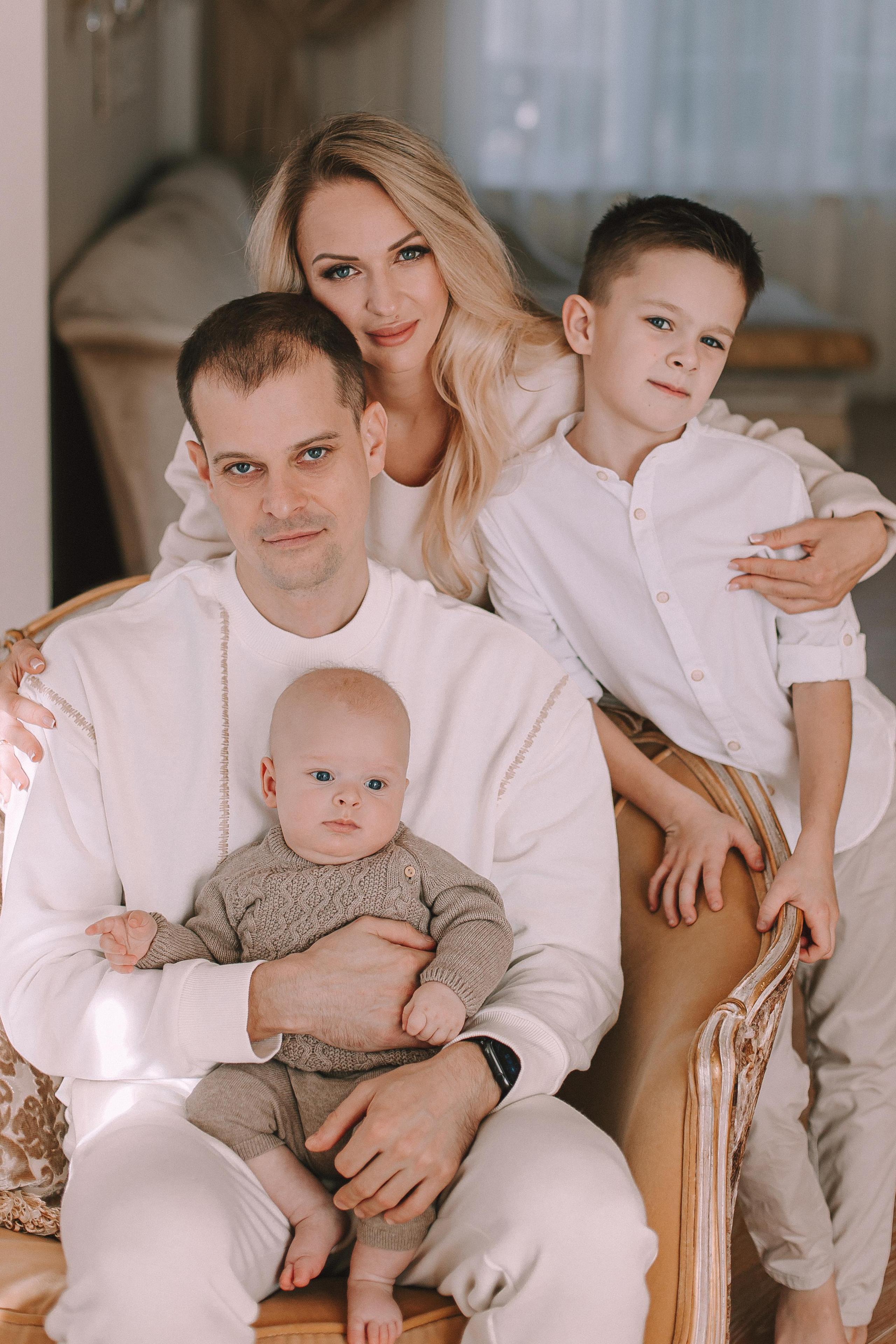 Ольга и семья. Женский и семейный фотограф в Краснодаре Яна Теплая