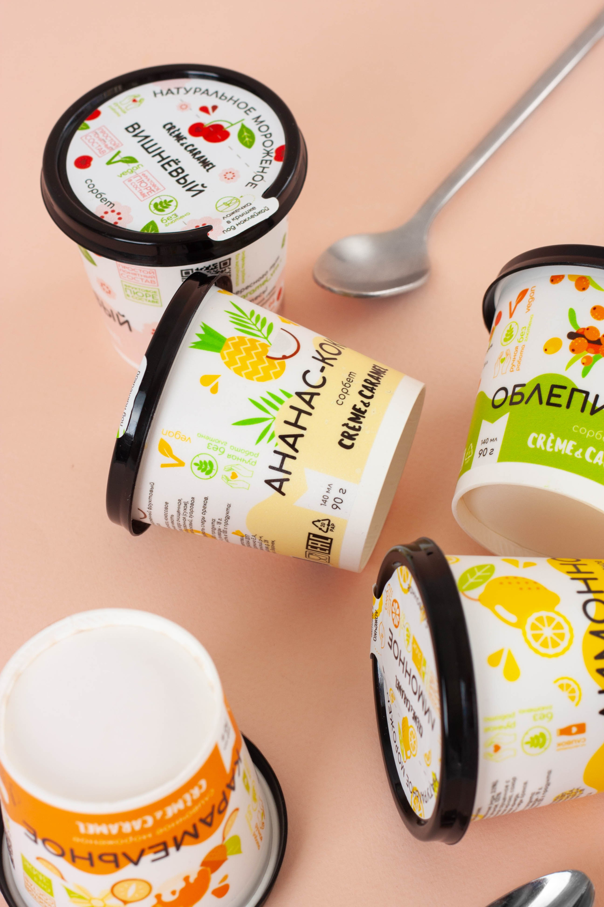 Мороженое Creme & Caramel