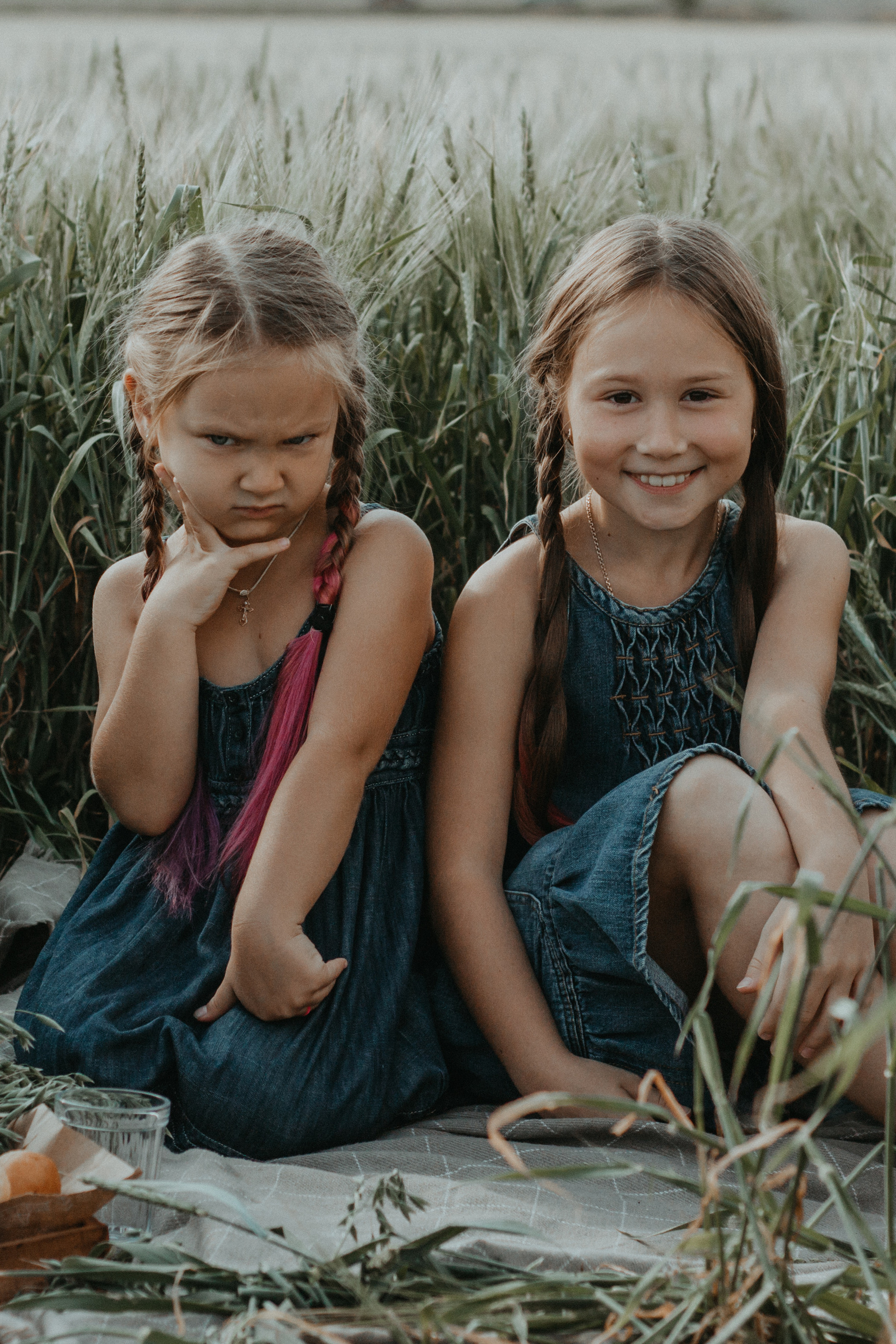 Семейная в поле