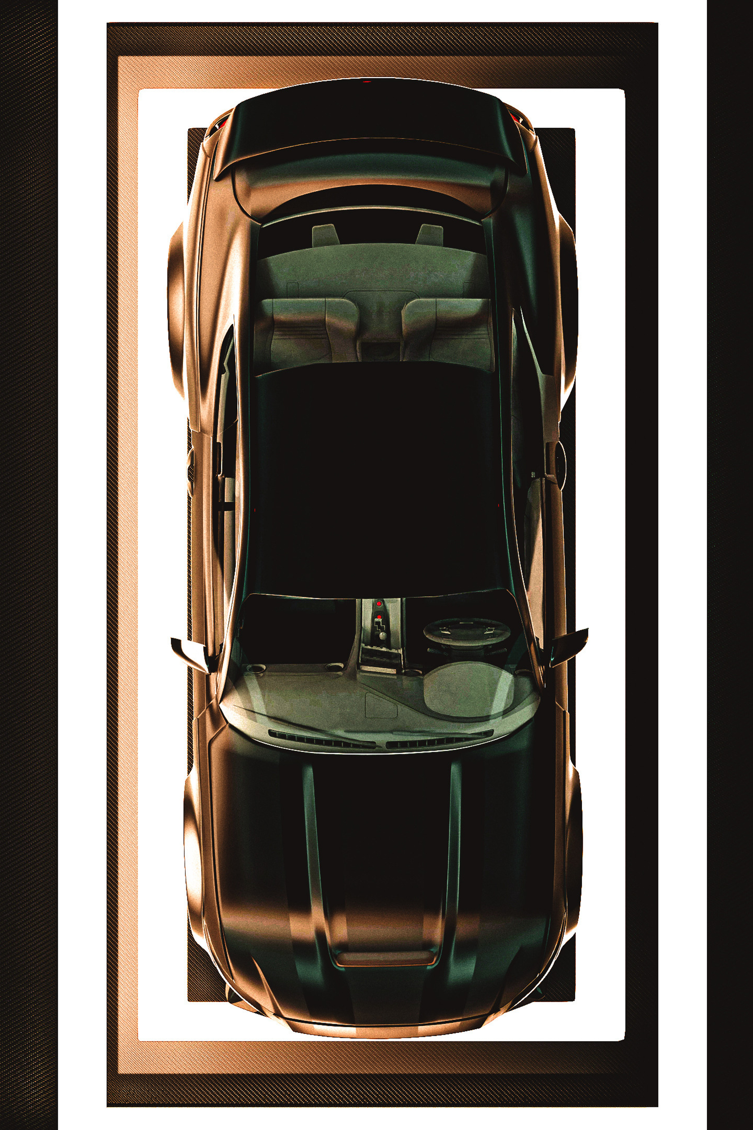 Ford Mustang GT-500. remaster