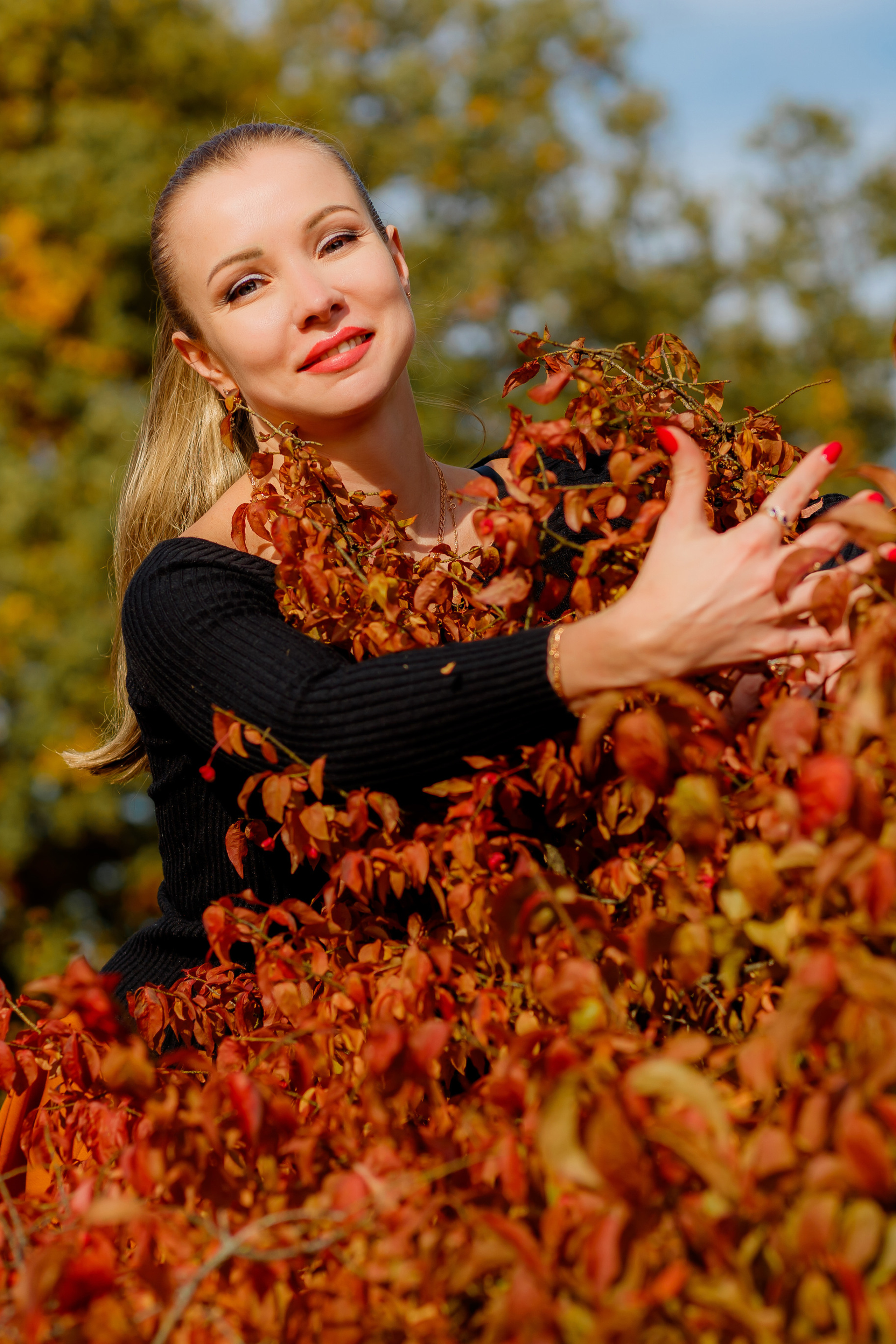 Теплое осеннее утро