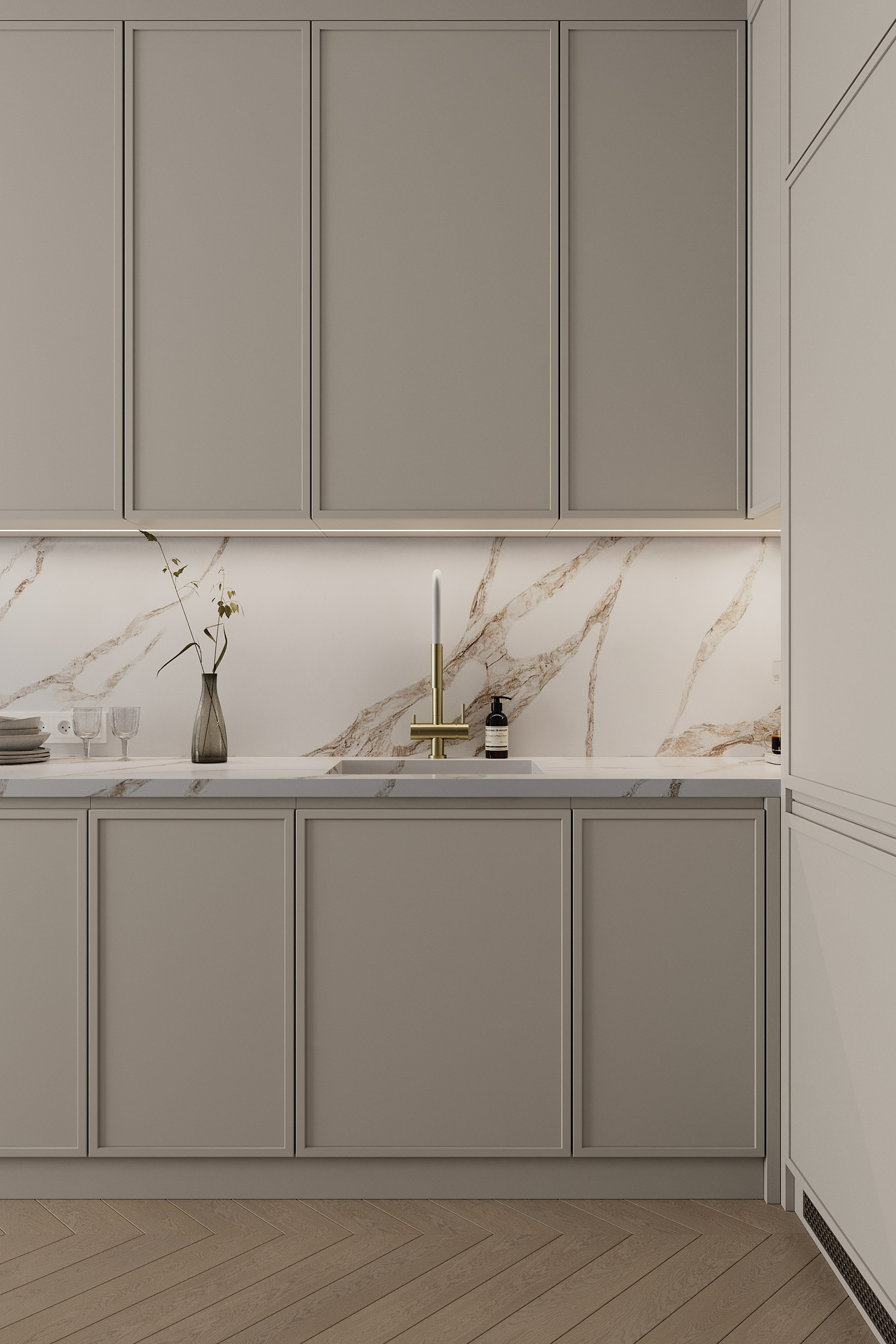 ЖК Настоящее. Интерьерная 3D визуализация